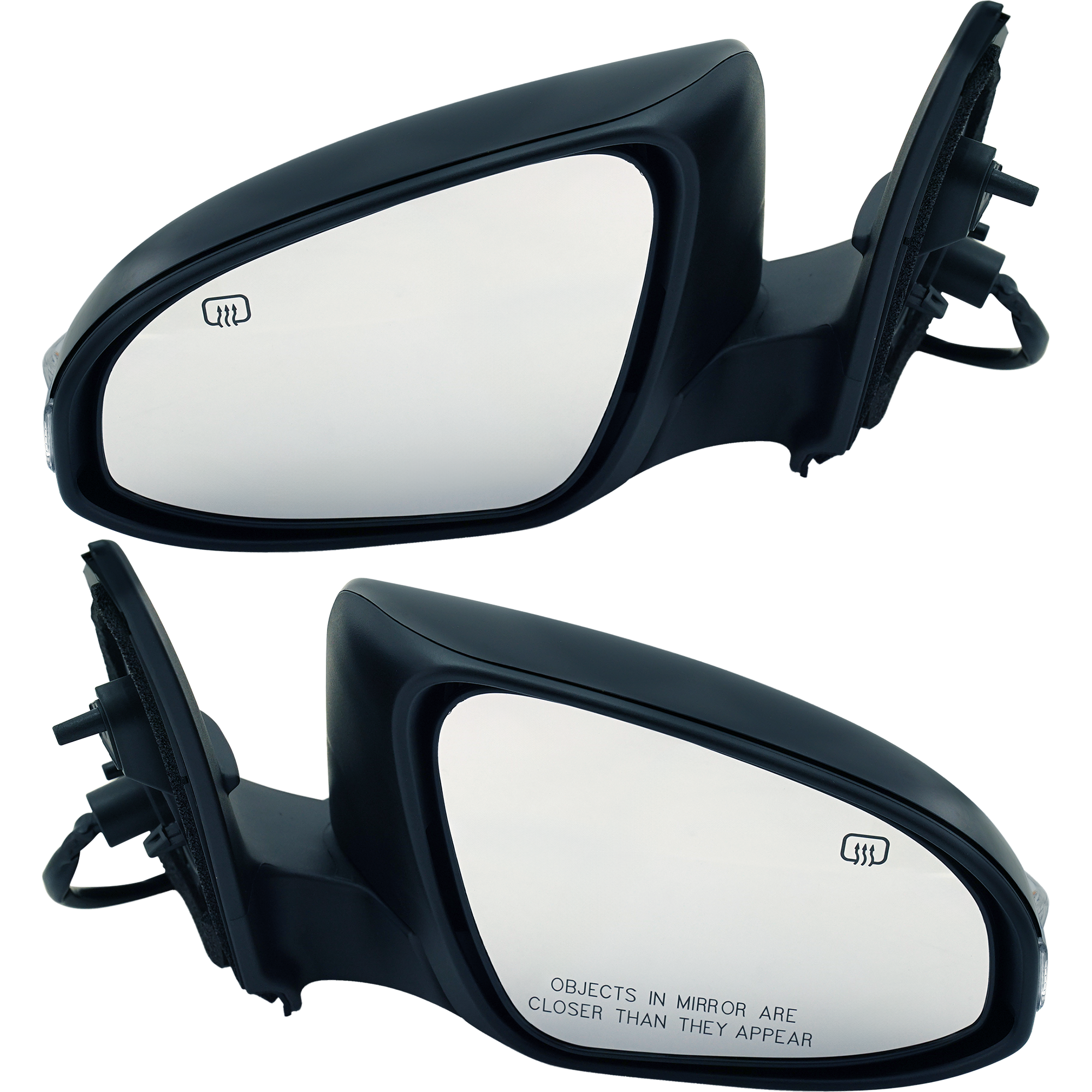 AM COROLLA 14-19 MIRROR RH AND LH Power Manual Folding Heated Paintable w In housing Signal Light No Auto dimming BSD and Memory SKU SET TY156ER S Partslink TO1320295 TO1321295 OEM 8791002G11C0-8794002F51C0