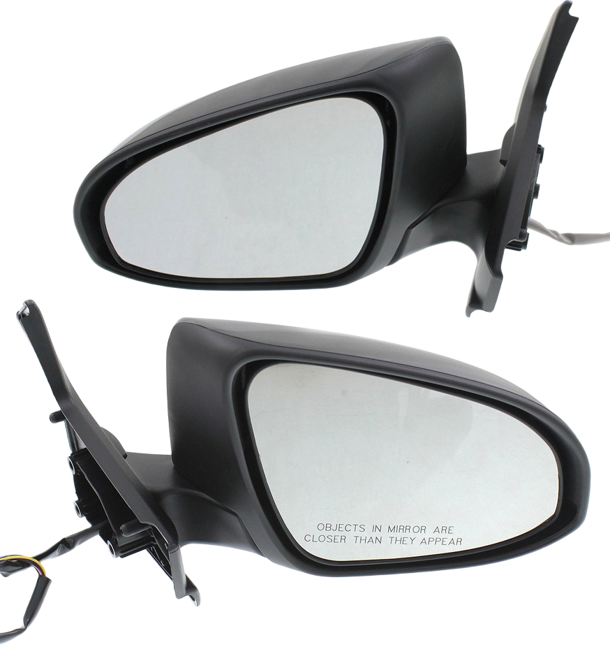 AM PRIUS C 12-19 MIRROR RH AND LH Power Manual Folding Heated Paintable w Signal Light SKU SET TY158ER S Partslink TO1320298 TO1321298 OEM 8791052E20-8794052E00
