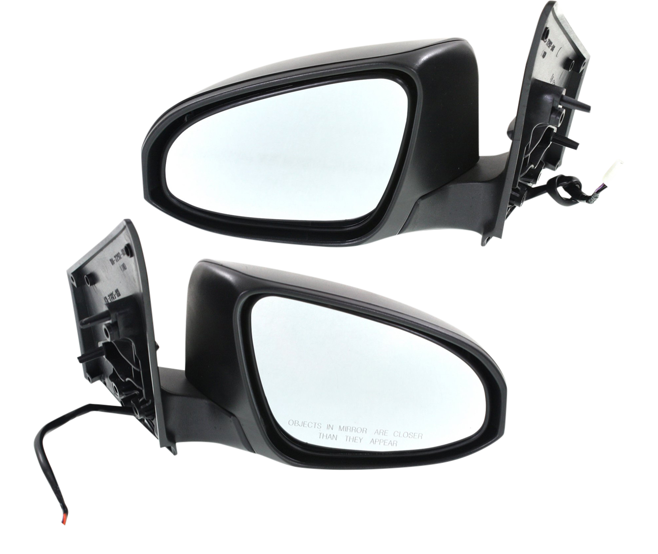 AM COROLLA 14-19 MIRROR RH AND LH Power Manual Folding Heated Paintable No Auto dimming BSD Memory and Signal Light SKU SET TY160ER Partslink TO1320294 TO1321294 OEM 8791002F91C0-8794002F31C0