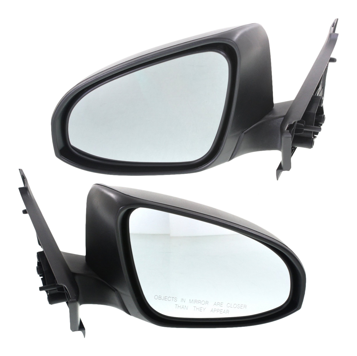 AM YARIS 12-14 MIRROR RH AND LH Manual Adjust Manual Folding Non Heated Textured Hatchback Japan Built Vehicle SKU SET TY162R OEM 8791052C80 PFM 8794052C60 PFM