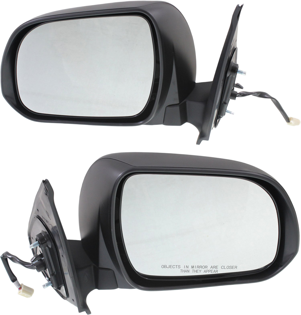 AM TACOMA 12-15 MIRROR RH AND LH Power Manual Folding Non Heated Textured No Signal Light SKU SET TY168ER Partslink TO1320282 TO1321282 OEM 8791004201 PFM 8794004200 PFM