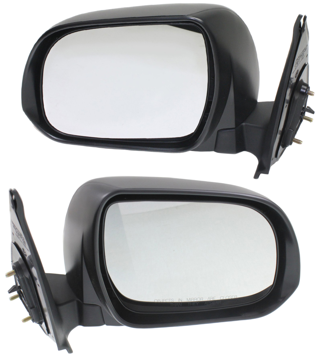 AM TACOMA 12-15 MIRROR RH AND LH Manual Adjust Manual Folding Non Heated Textured SKU SET TY168R Partslink TO1320281 TO1321281 OEM 8791004212-8794004221