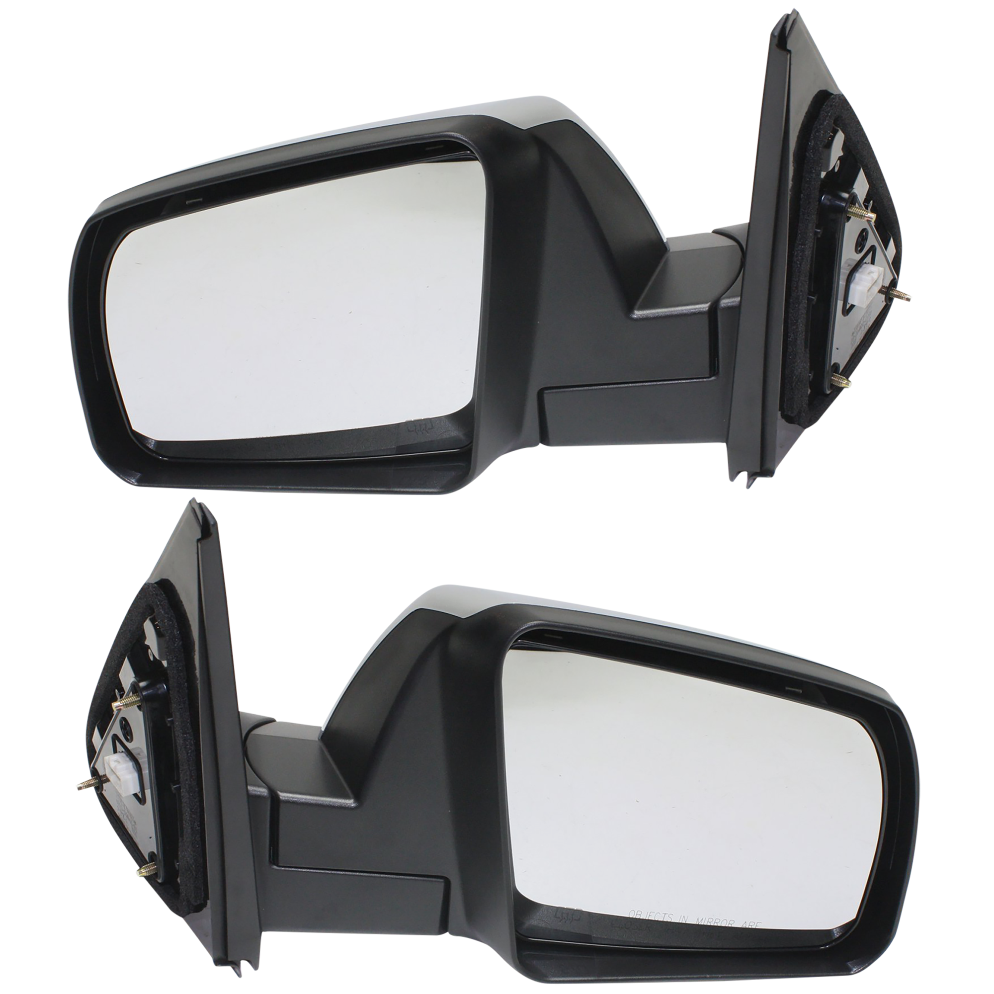 AM TUNDRA 07-13 MIRROR RH AND LH Non Towing Power Manual Folding Heated Chrome No Signal Light SR5 Model SKU SET TY171CR Partslink TO1320300 TO1321300 OEM 879100C390-879400C410