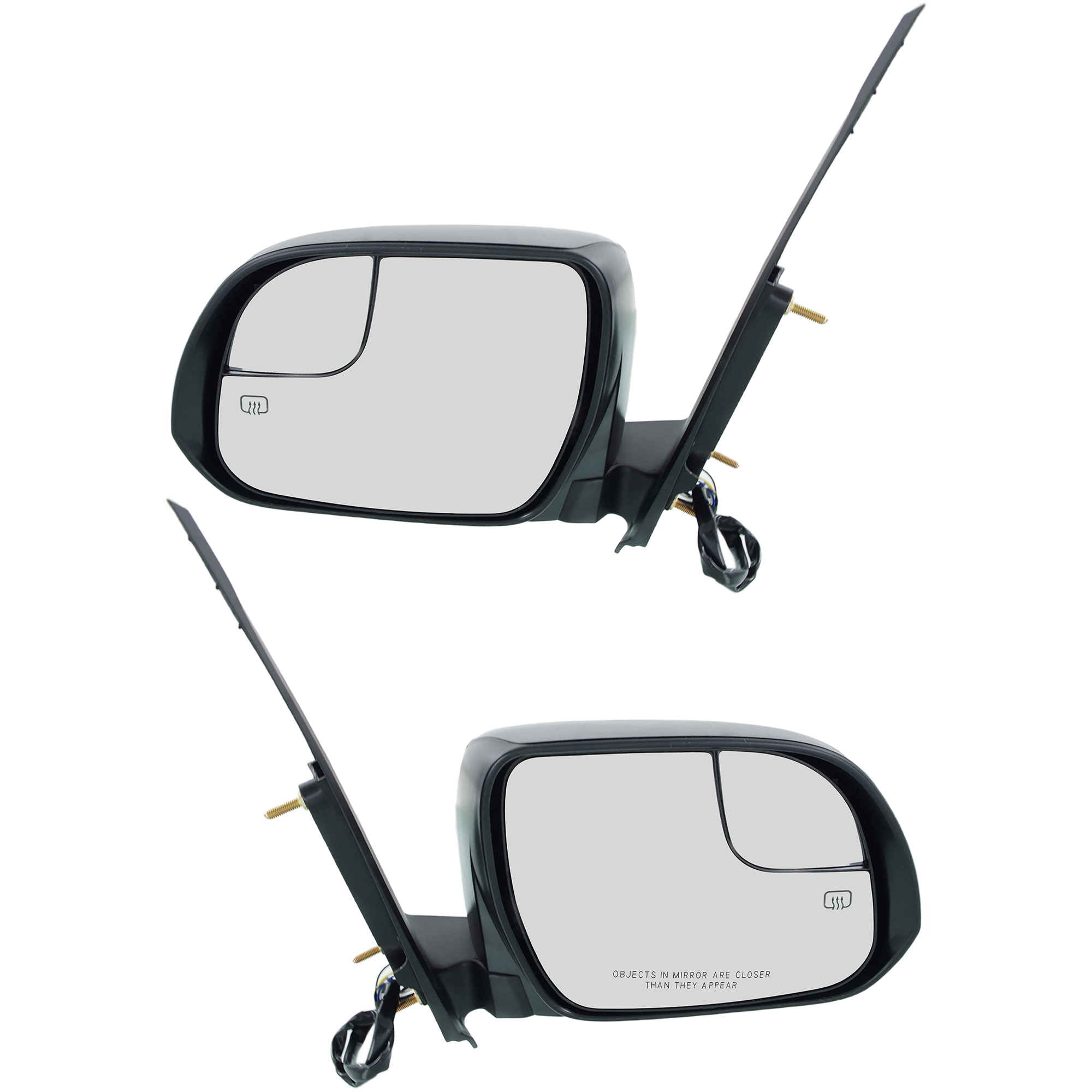 AM SIENNA 15-20 MIRROR RH AND LH Power Manual Folding Heated Paintable SE LE Models w Blind Spot Glass No BSD and Memory SKU SET TY180ER Partslink TO1320339 TO1321339 OEM 8791008150C1-8791008150-879400