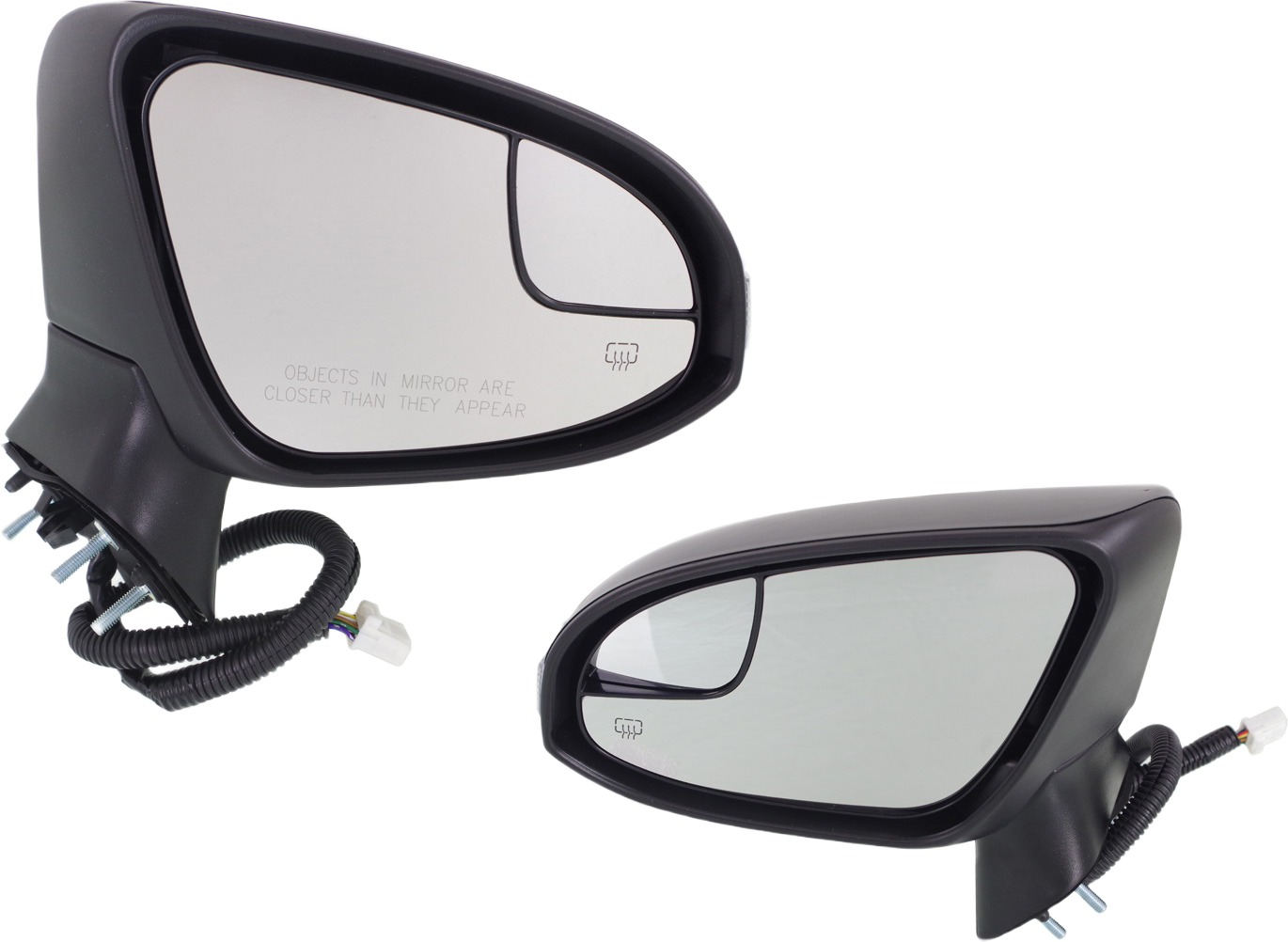AM VENZA 14-14 MIRROR RH AND LH Power Power Folding Heated Paintable w Memory Puddle Light and Signal Light SKU SET TY183ER S Partslink TO1320329 TO1321329 OEM 879100T071C0-879400T072C0