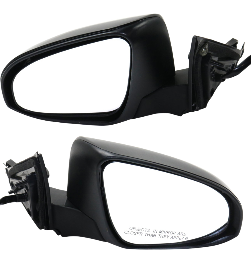 AM CAMRY 15-15 MIRROR RH AND LH Power Power Folding Heated Paintable w In housing Signal Light No Auto dimming BSD and Memory SKU SET TY187ER S Partslink TO1320358 TO1321358 OEM 8790106060 PFM 8790606060 PFM