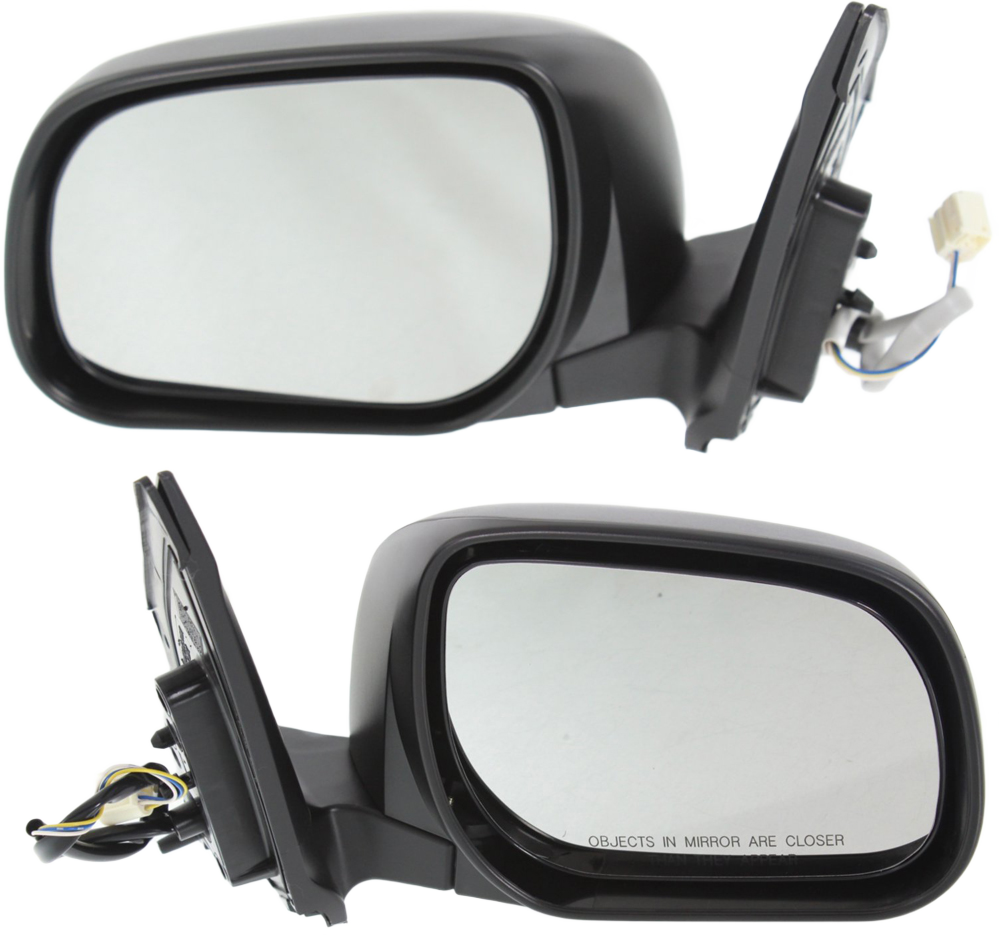 AM RAV4-09-12 MIRROR RH AND LH Power Manual Folding Non Heated Textured No Signal Light North America Built Vehicle SKU SET TY188ER Partslink TO1320272 TO1321272 OEM 879080R010 PFM 879090R010 PFM