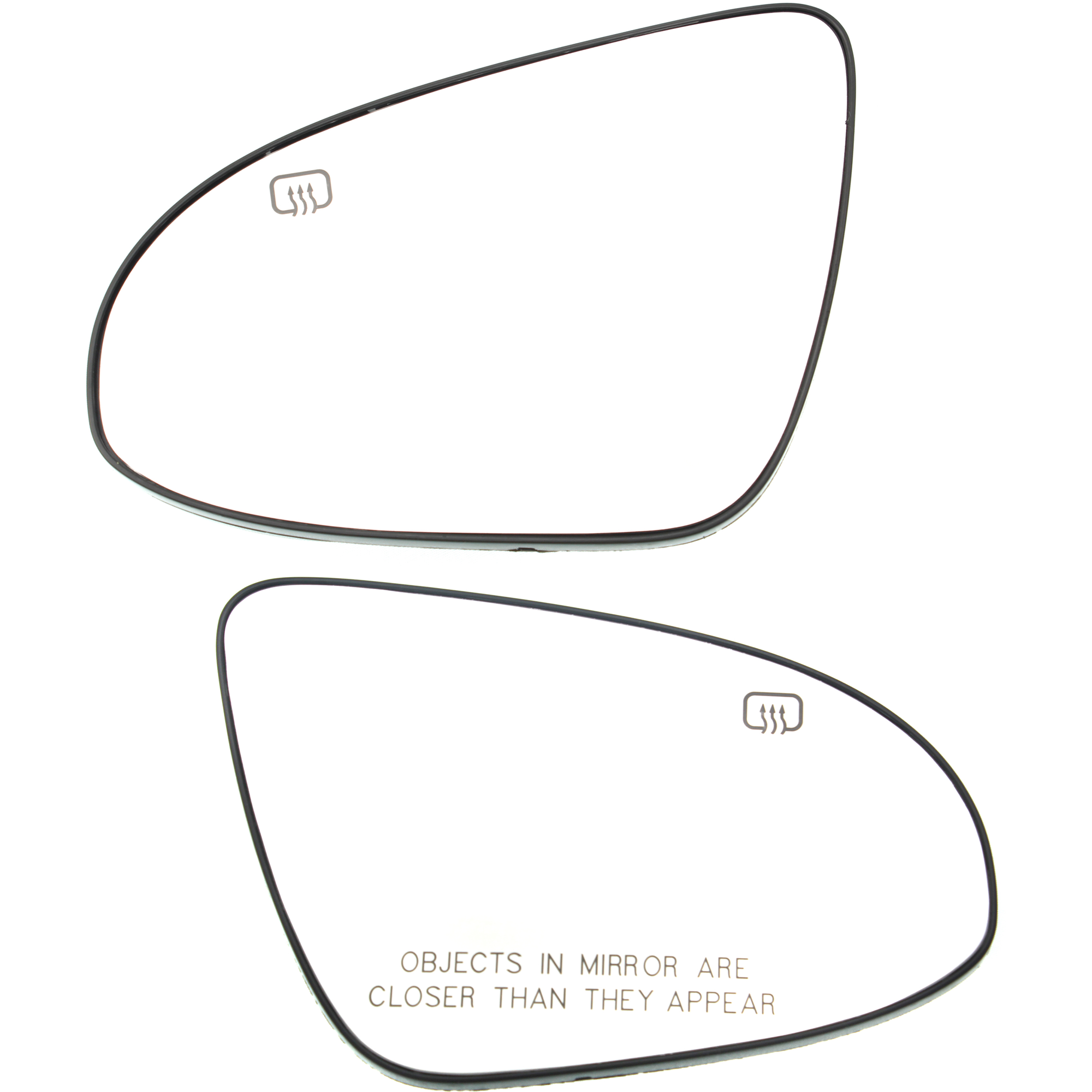 AM AVALON 13-18 MIRROR GLASS RH AND LH Heated w Backing Plate No Signal Light and Blind Spot Detection SKU SET TY192GR Partslink TO1324170 TO1325170 OEM 8790707010-8790207020