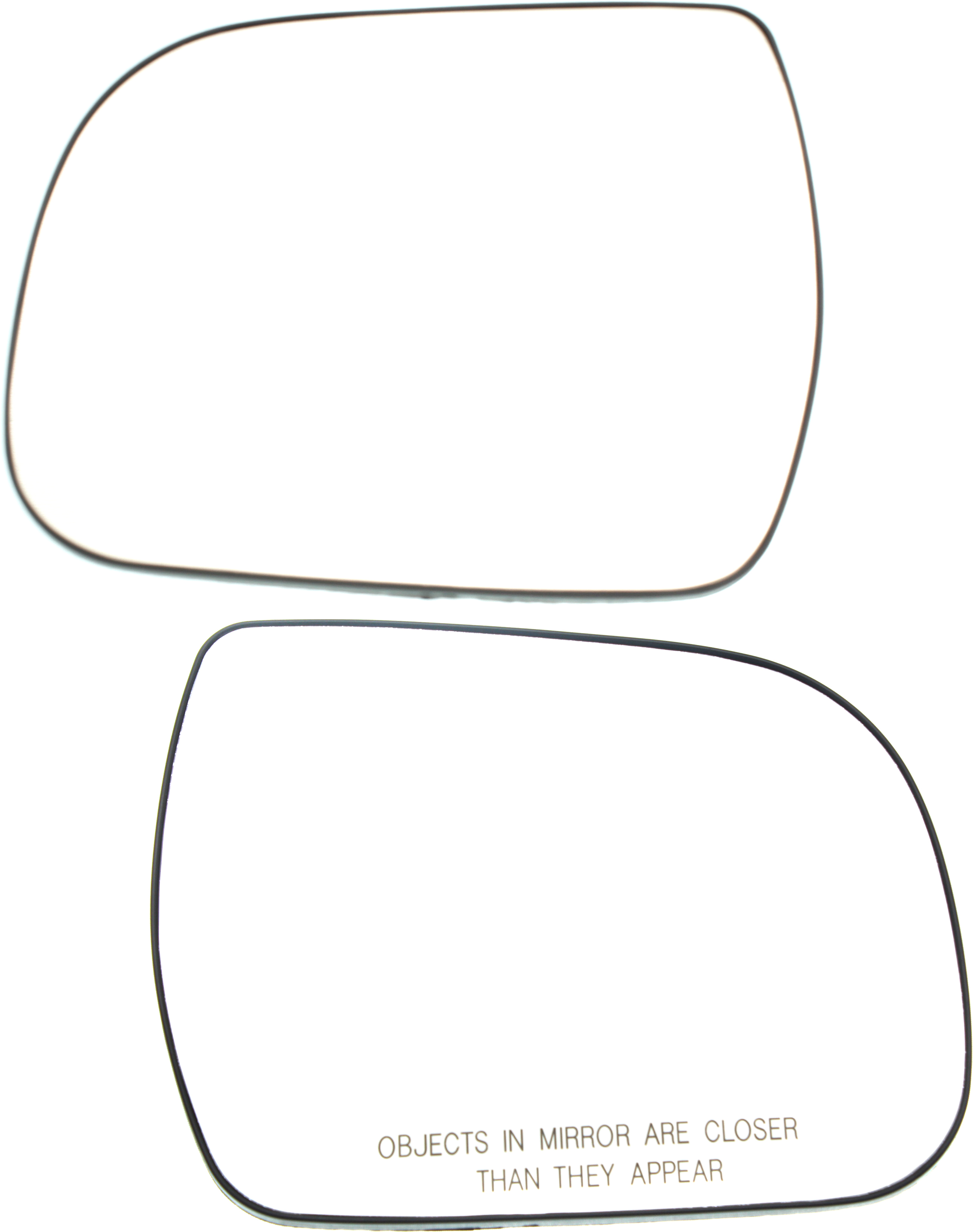 AM SIENNA 11-14 MIRROR GLASS RH AND LH Non Heated w Backing Plate No Blind Spot Detection SKU SET TY199GR Partslink TO1324122 TO1325122 OEM 8790608010-8790308010