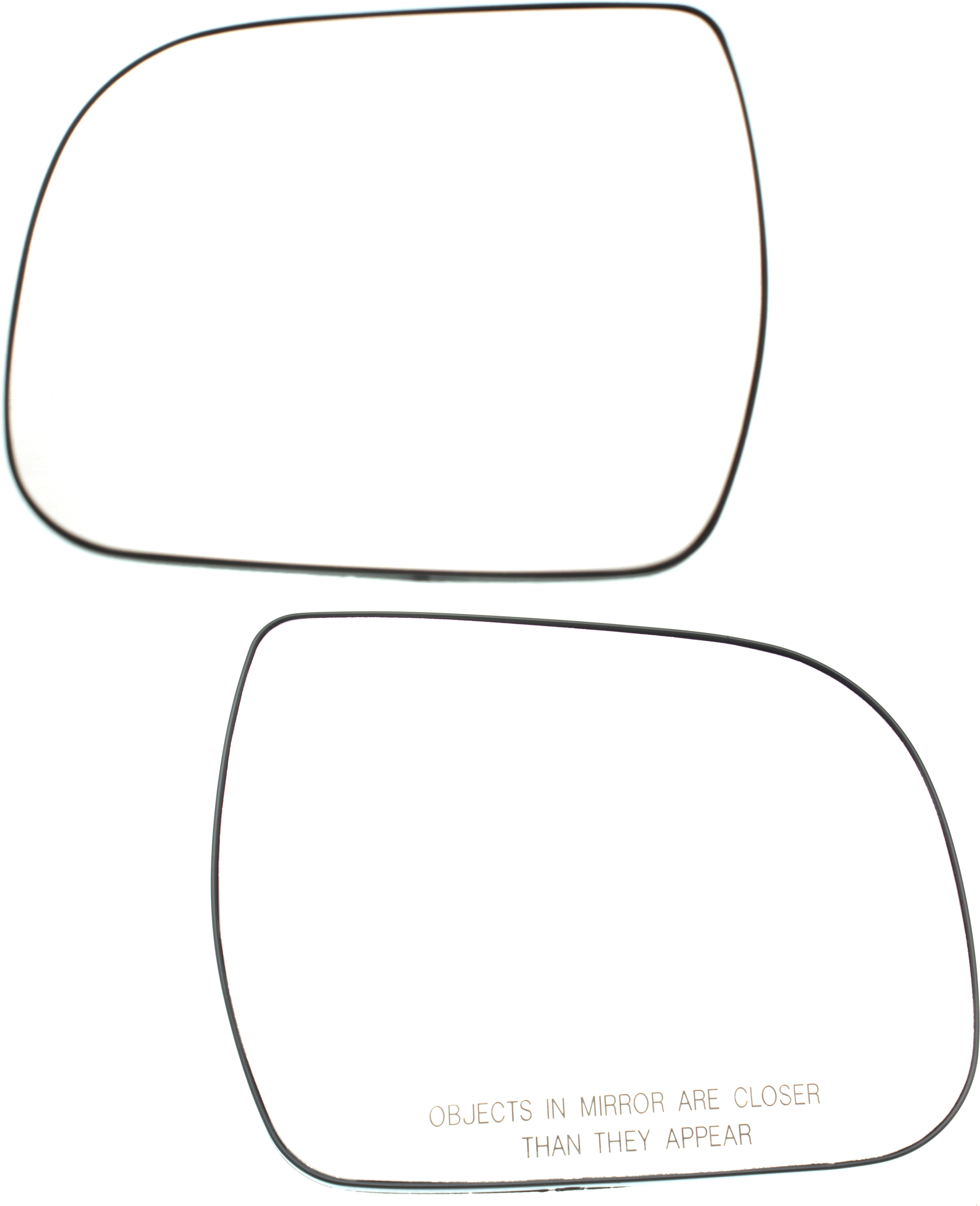 AM SIENNA 11-14 MIRROR GLASS RH AND LH Heated No Blind Spot Detection w Backing Plate SKU SET TY200GR Partslink TO1324127 TO1325127 OEM 8790608021-8790308021