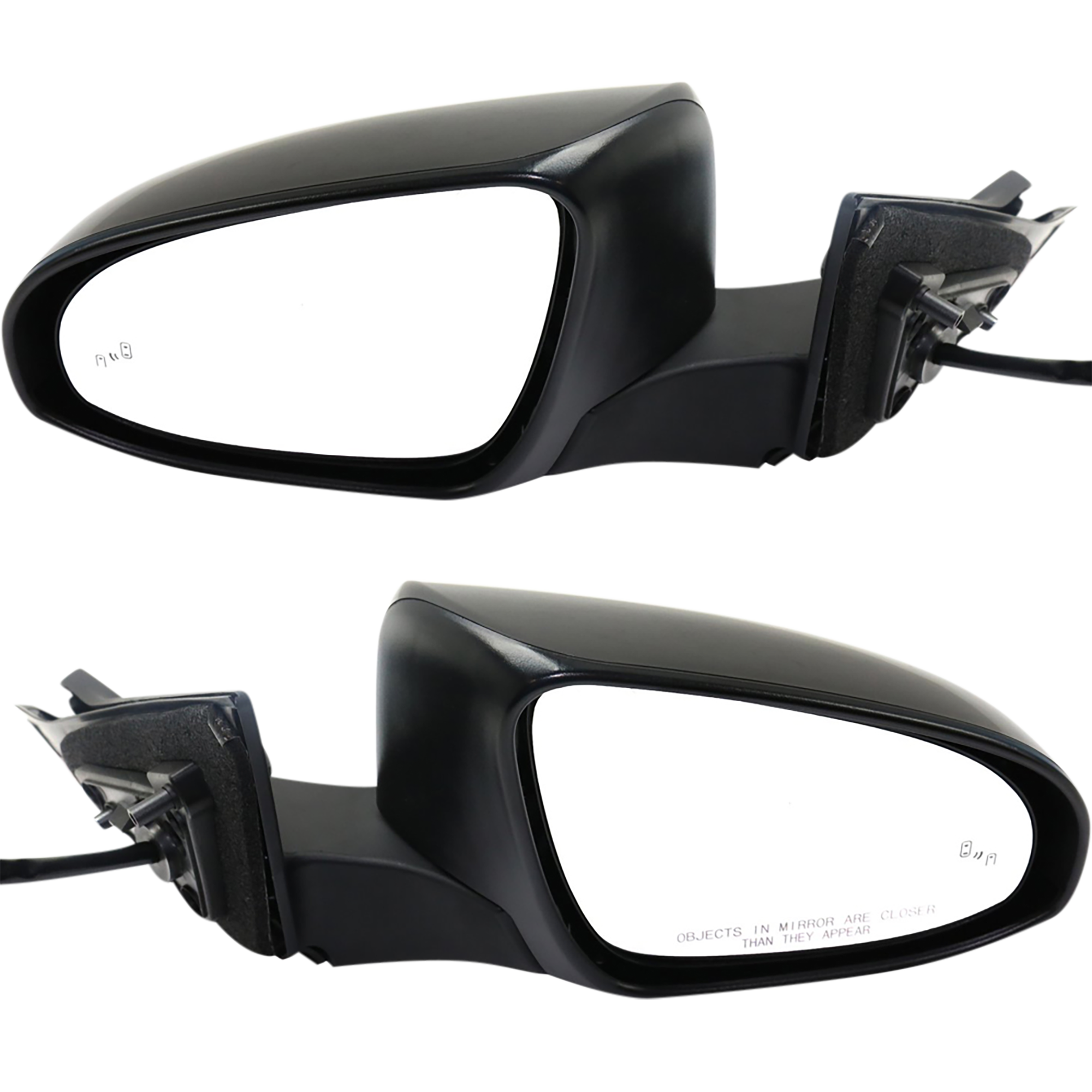 AM CAMRY 16-17 MIRROR RH AND LH Power Manual Folding Heated Paintable w BSD in Glass No Auto dimming Memory and Signal Light SKU SET TY203ER Partslink TO1320375 TO1321375 OEM 8790106051 PFM 8791506060C0-87