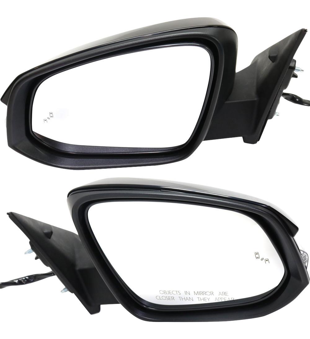 AM HIGHLANDER 14-18 MIRROR RH AND LH Power Manual Folding Heated Paintable w BSD Memory Puddle Light and Signal Light SKU SET TY204ER S OEM 879100E153-879400E143