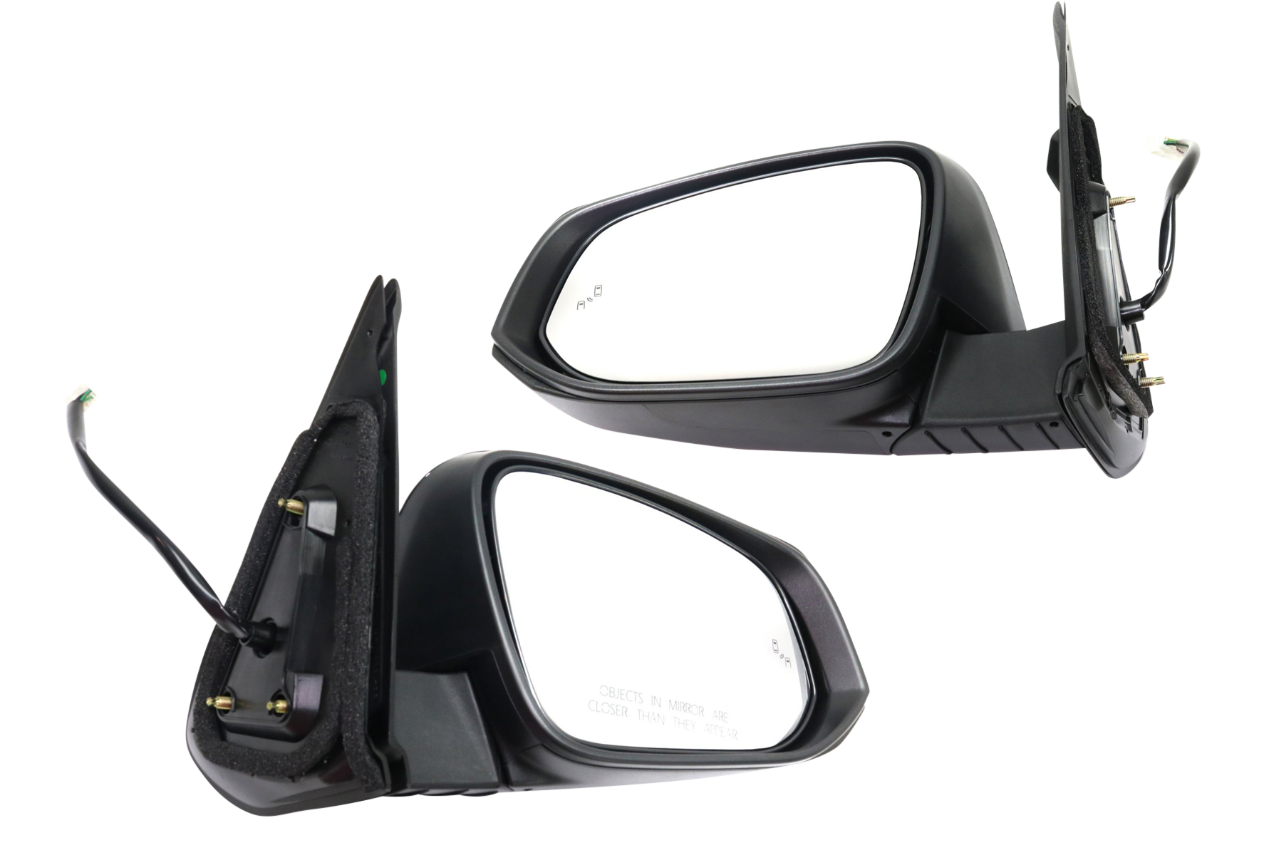 AM TACOMA 16-23 MIRROR RH AND LH Power Power Folding Heated Paintable w BSD and Signal Light w o Camera Hole SKU SET TY207ER S Partslink TO1320350 TO1321350 OEM 8791004240 PFM 8794004250 PFM