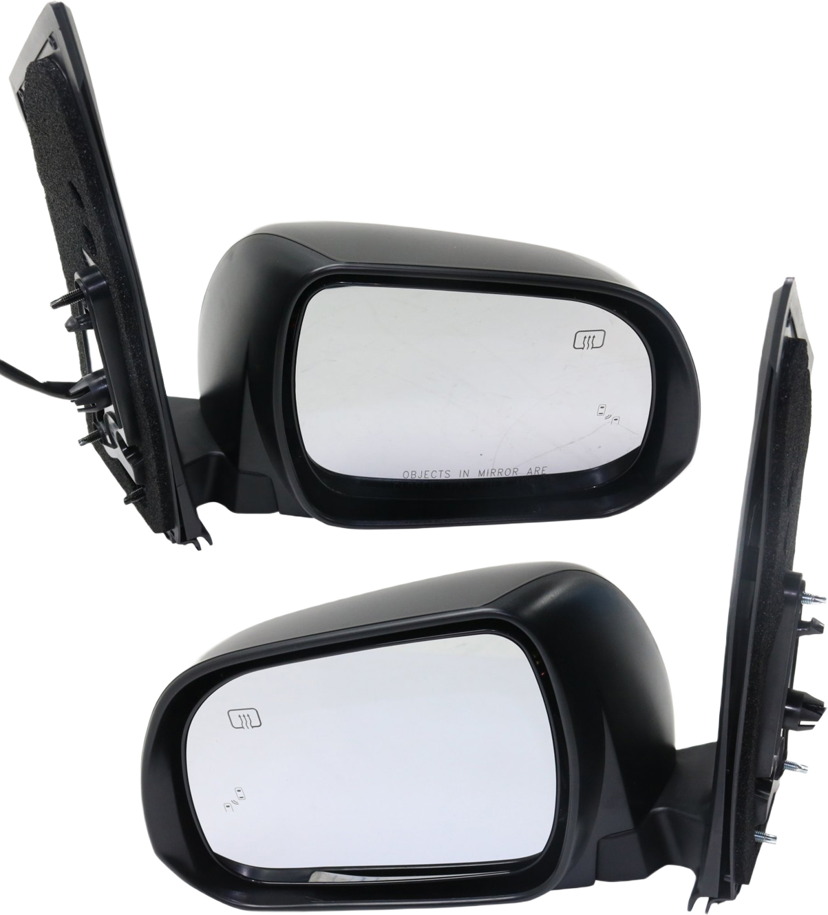 AM SIENNA 13-17 MIRROR RH AND LH Power Manual Folding Heated Paintable w BSD No Memory Puddle Light and Signal Light SKU SET TY217ER Partslink TO1320301 TO1321301 OEM 8791008113-8794008113