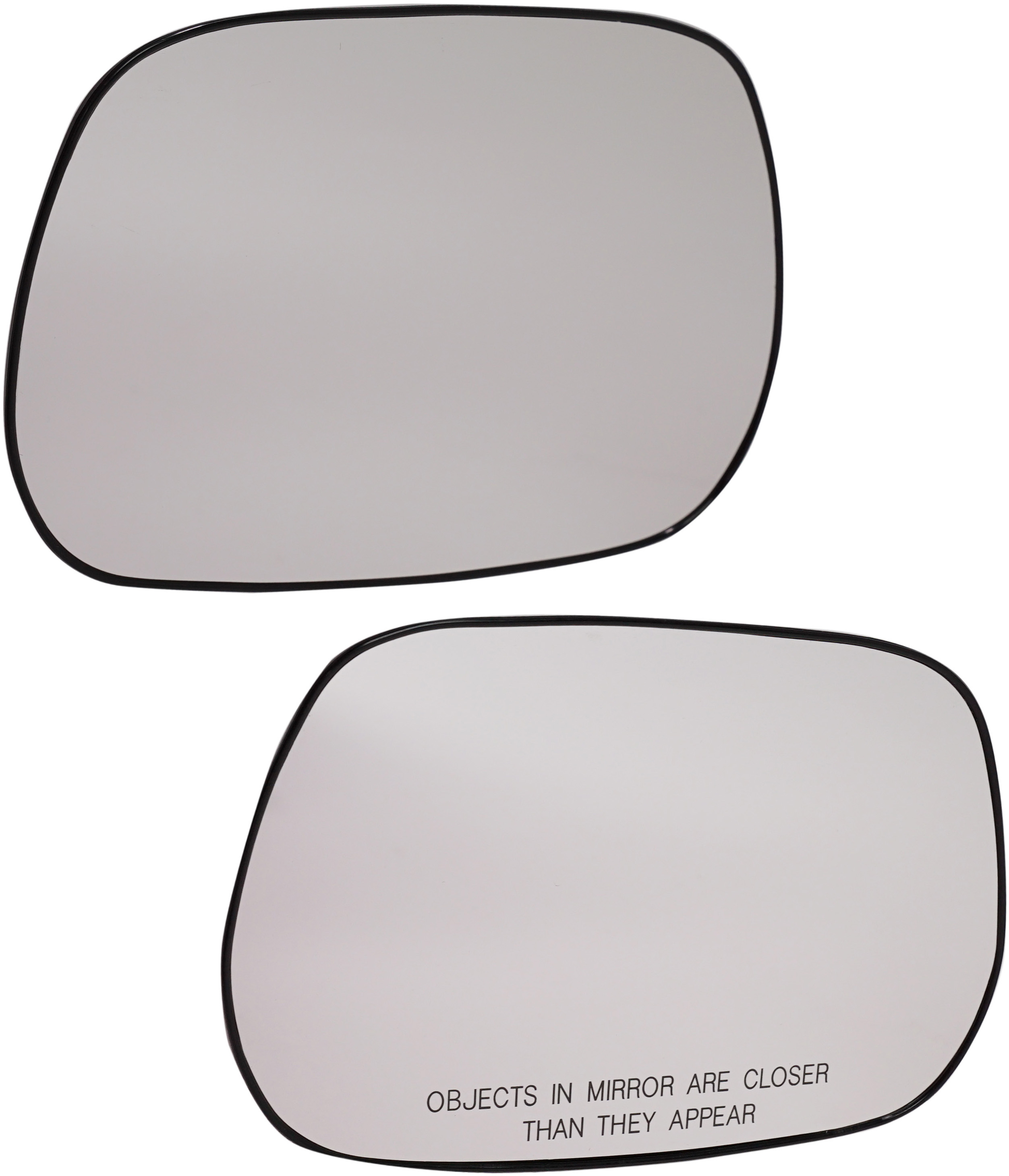 AM RAV4-01-03 MIRROR GLASS RH AND LH Heated w Backing Plate SKU SET TY225GR Partslink TO1325163 TO1324163 OEM 8793142690-8796142640