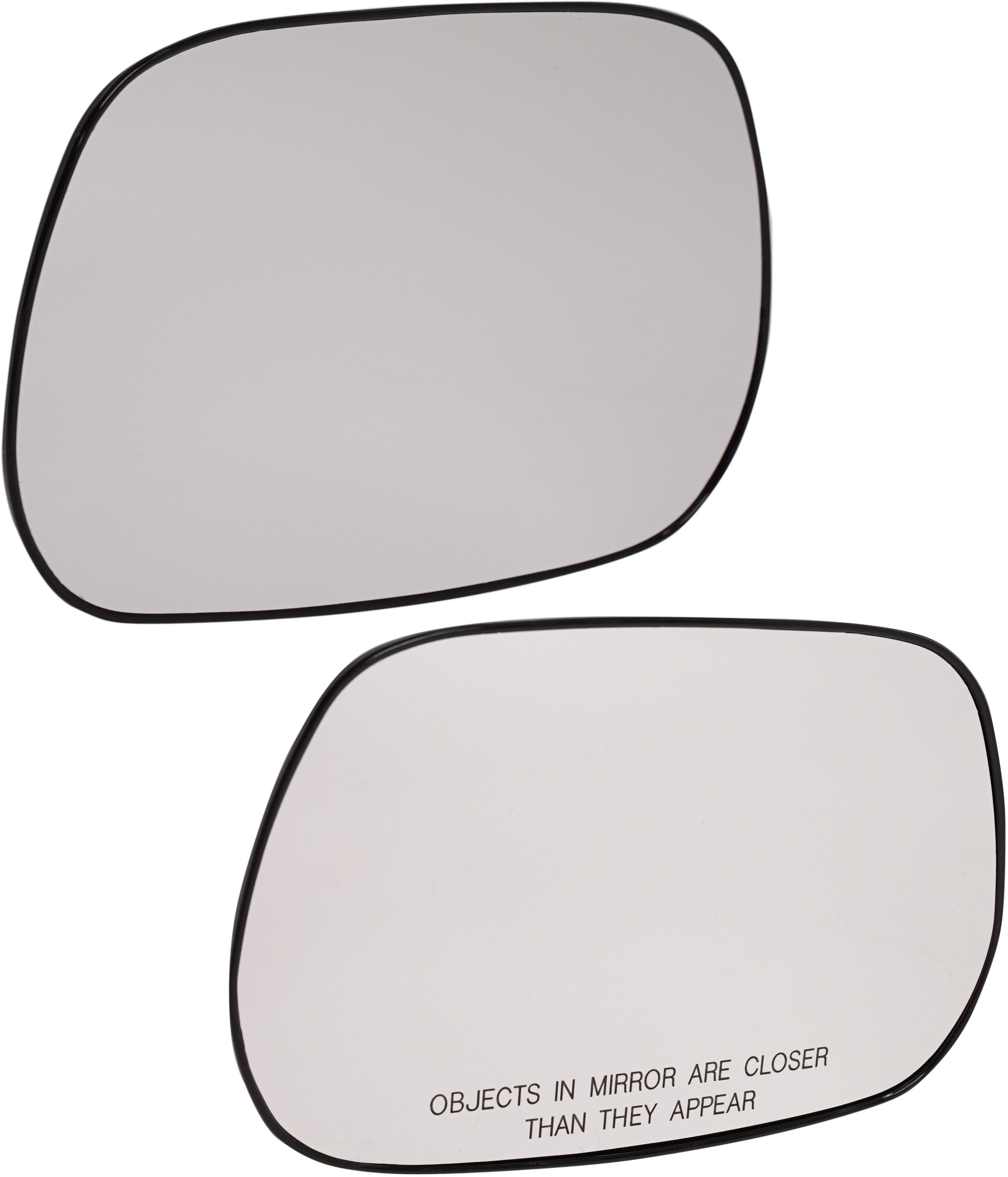 AM RAV4-01-03 MIRROR GLASS RH AND LH Non Heated w Backing Plate SKU SET TY226GR Partslink TO1325162 TO1324162 OEM 8793142670-8796142620