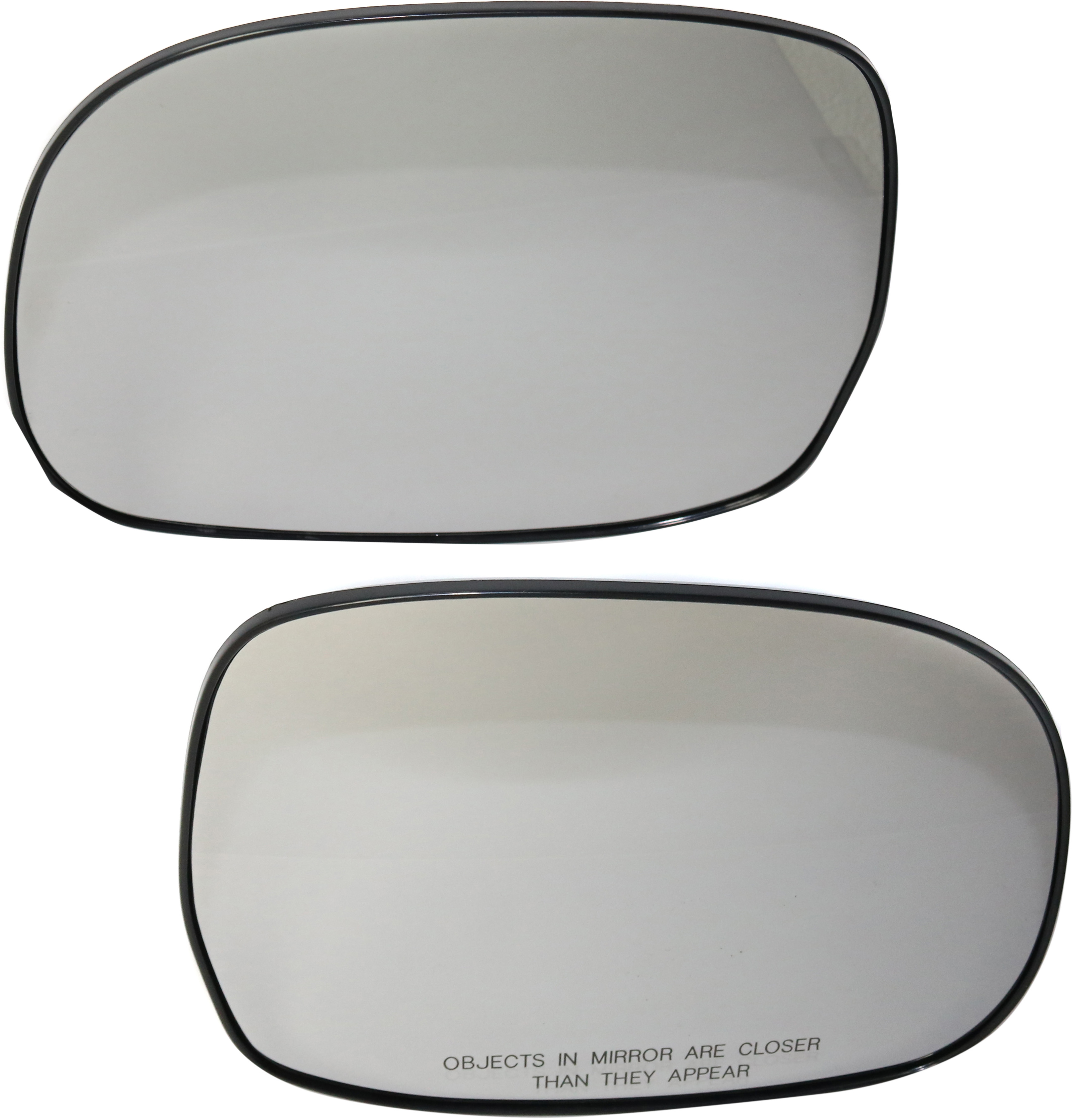 AM SEQUOIA 01-07 TUNDRA 00-06 MIRROR GLASS RH AND LH Non Heated Non Towing Sequoia SR5 Model w Backing Plate SKU SET TY228GR Partslink TO1325123 TO1324123 OEM 879080C060-879090C060