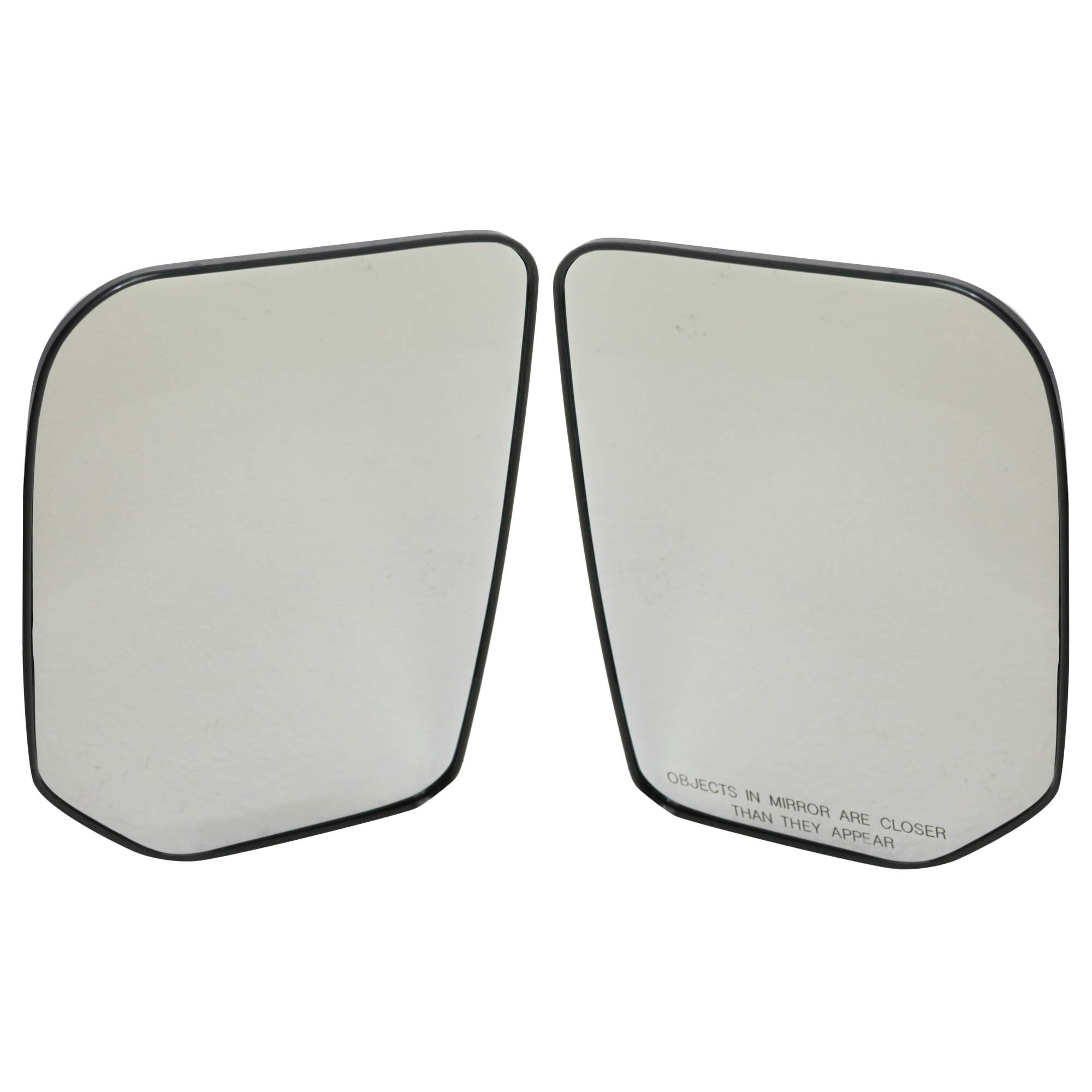 AM FJ CRUISER 07-14 MIRROR GLASS RH AND LH Non Heated w Backing Plate SKU SET TY230GR Partslink TO1325161 TO1324161 OEM 8793135A00-8796135870