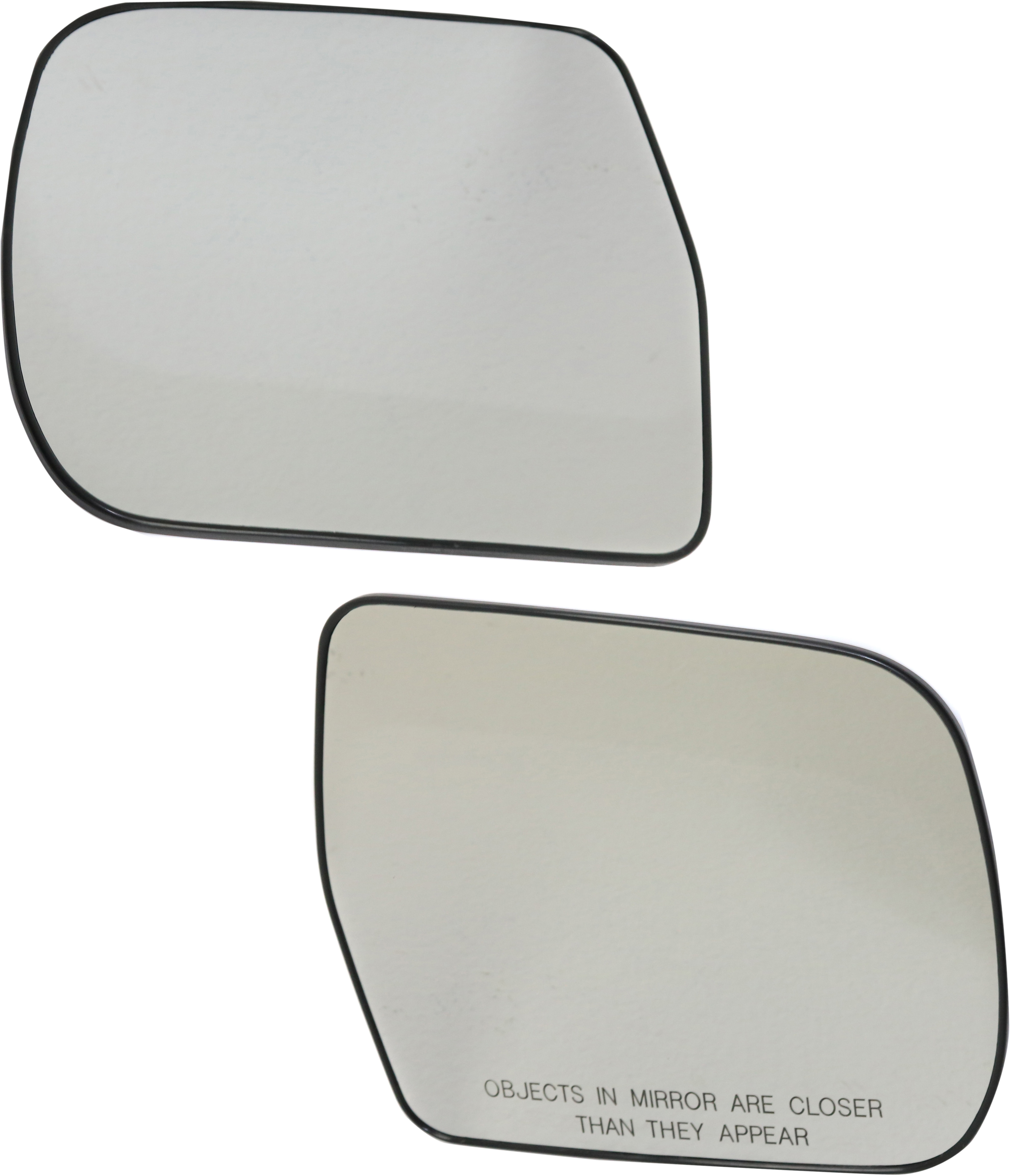 AM HIGHLANDER 01-07 MIRROR GLASS RH AND LH Non Heated w Backing Plate SKU SET TY232GR Partslink TO1325153 TO1324153 OEM 8793148150-8796148150