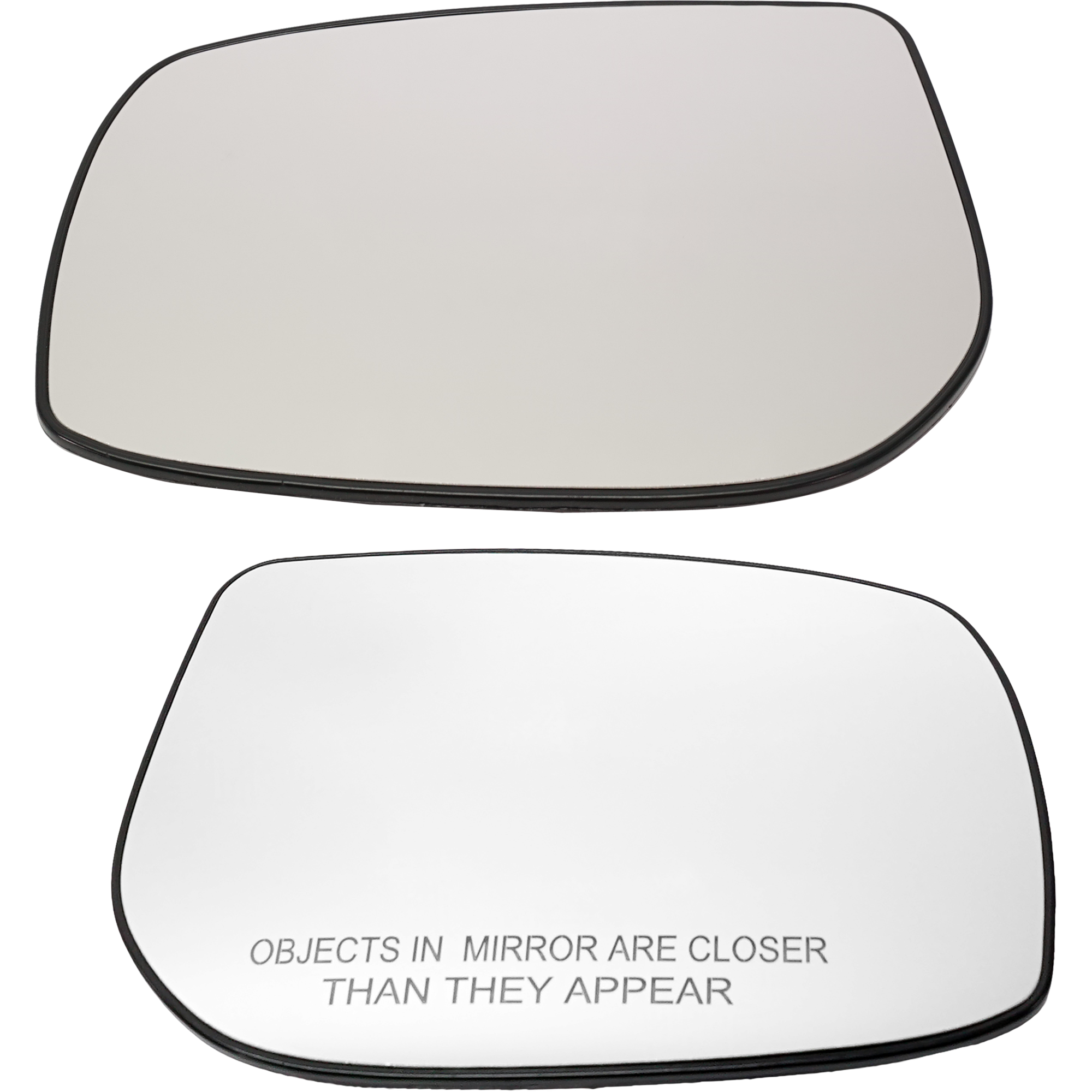 AM YARIS 07-12 MIRROR GLASS RH AND LH Non Heated w Backing Plate Sedan Hatchback 07-11 SKU SET TY236GR Partslink TO1325146 TO1324146 OEM 8793152680-8796152660