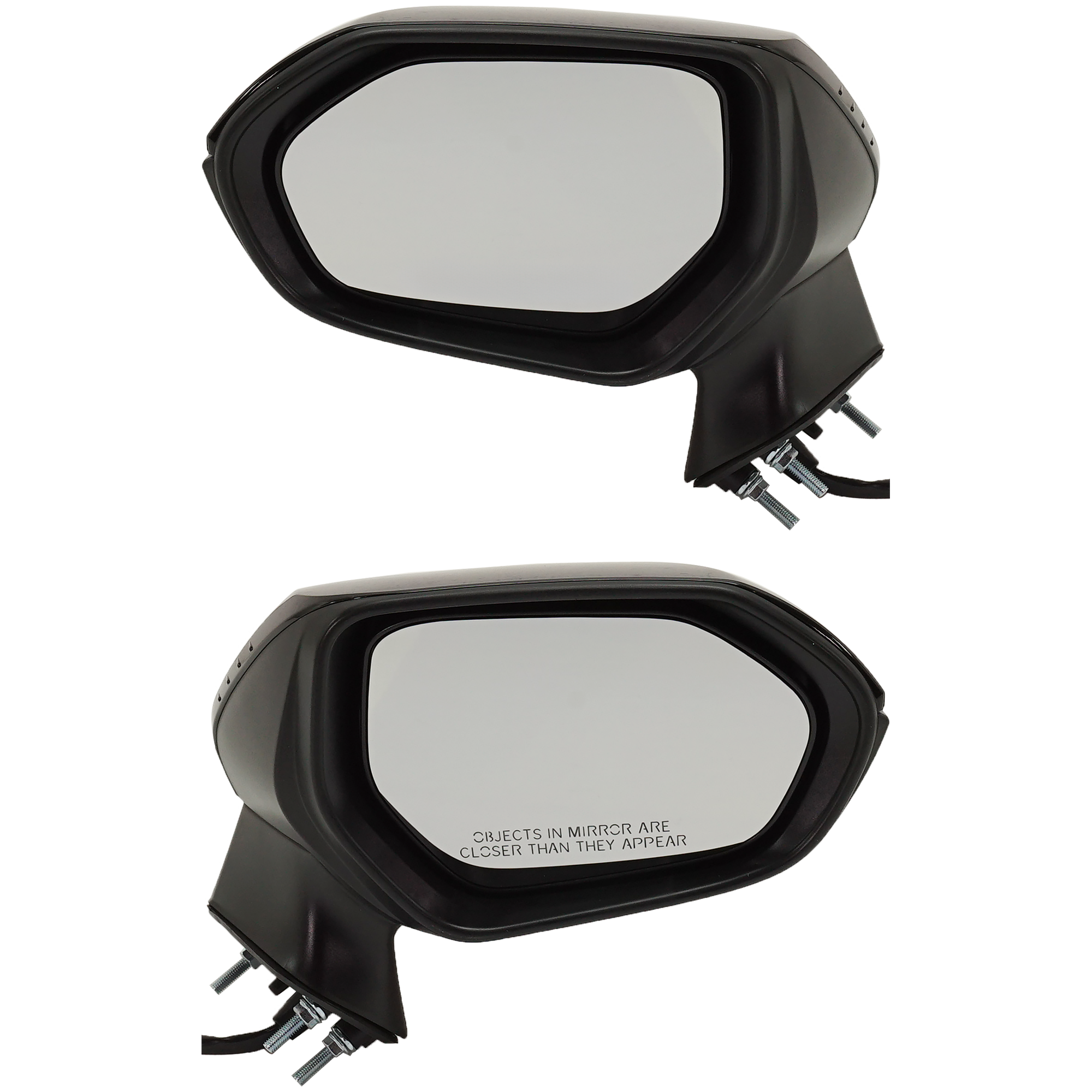 AM COROLLA 20-22 MIRROR RH AND LH Power Manual Folding Heated Paintable No Auto dimming BSD Memory and Signal Light SKU SET TY243ER Partslink TO1320392 TO1321392 OEM 8791012K70-8791502360-8794012L