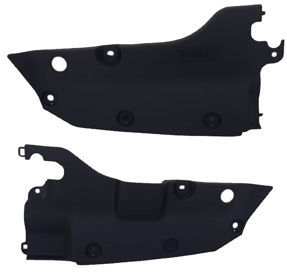 AM CROWN 23-25 RADIATOR SUPPORT COVER RH AND LH Upper Cover Plastic CAPA SKU SET TY25170003Q