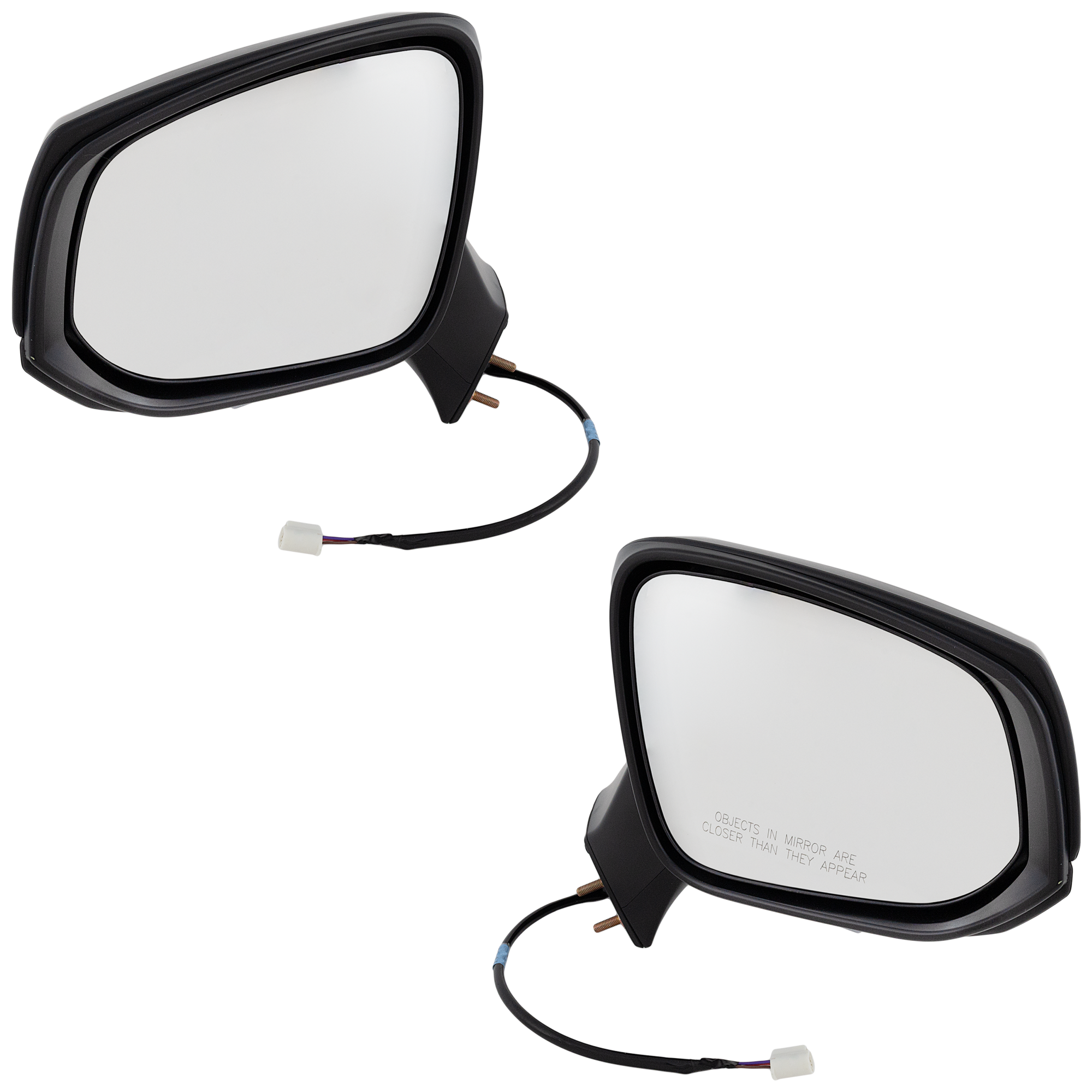 AM RAV4-19-24 MIRROR RH AND LH Power Manual Folding Non Heated Textured w o Memory and Signal Light Japan Built Vehicle SKU SET TY252ER Partslink TO1321387 TO1320387 OEM 8791042E31-8791542210 PFM 8794