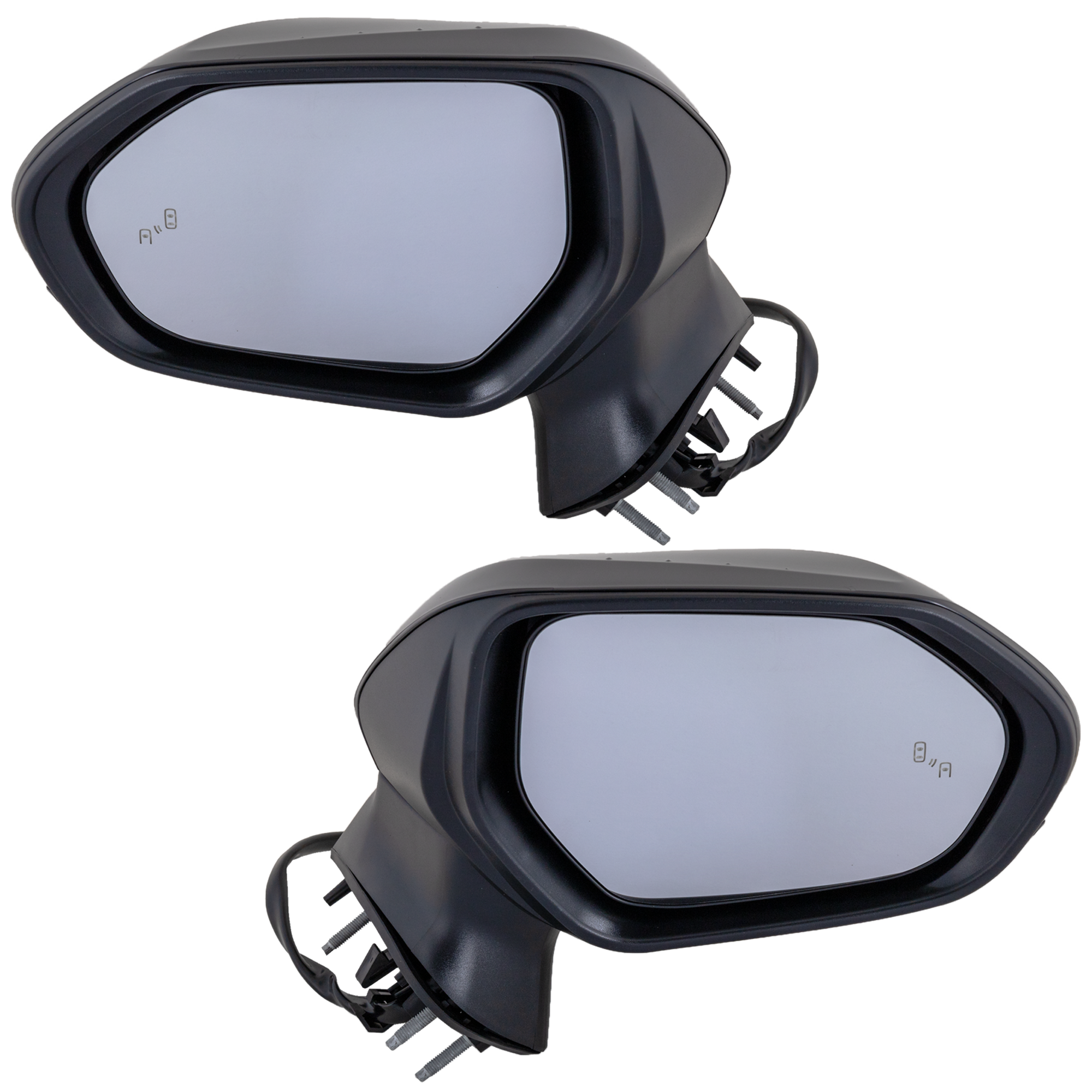 AM CAMRY 18-24 MIRROR RH AND LH Power Manual Folding Heated No Auto dimming w BSD in Glass In housing Signal Light No Memory Non Towing Paintable SKU SET TY253ER S Partslink TO1320368 TO1321368 OEM 8791006840-8794006840