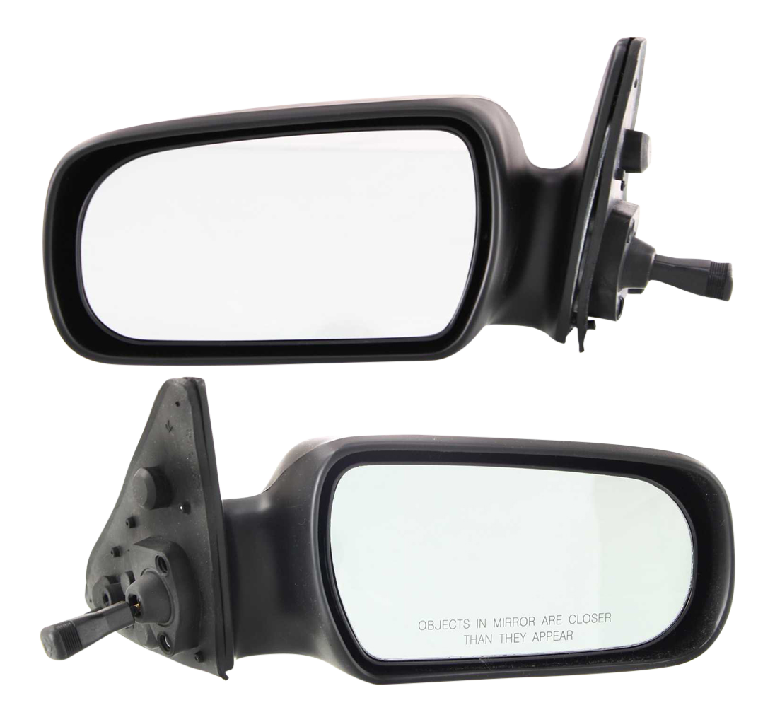 AM CAMRY 87-91 MIRROR RH AND LH Manual Adjust Non Folding Non Heated Paintable No Auto dimming BSD Memory and Signal Light SKU SET TY27R Partslink TO1320125 TO1321125 OEM 8791032250-8794032220