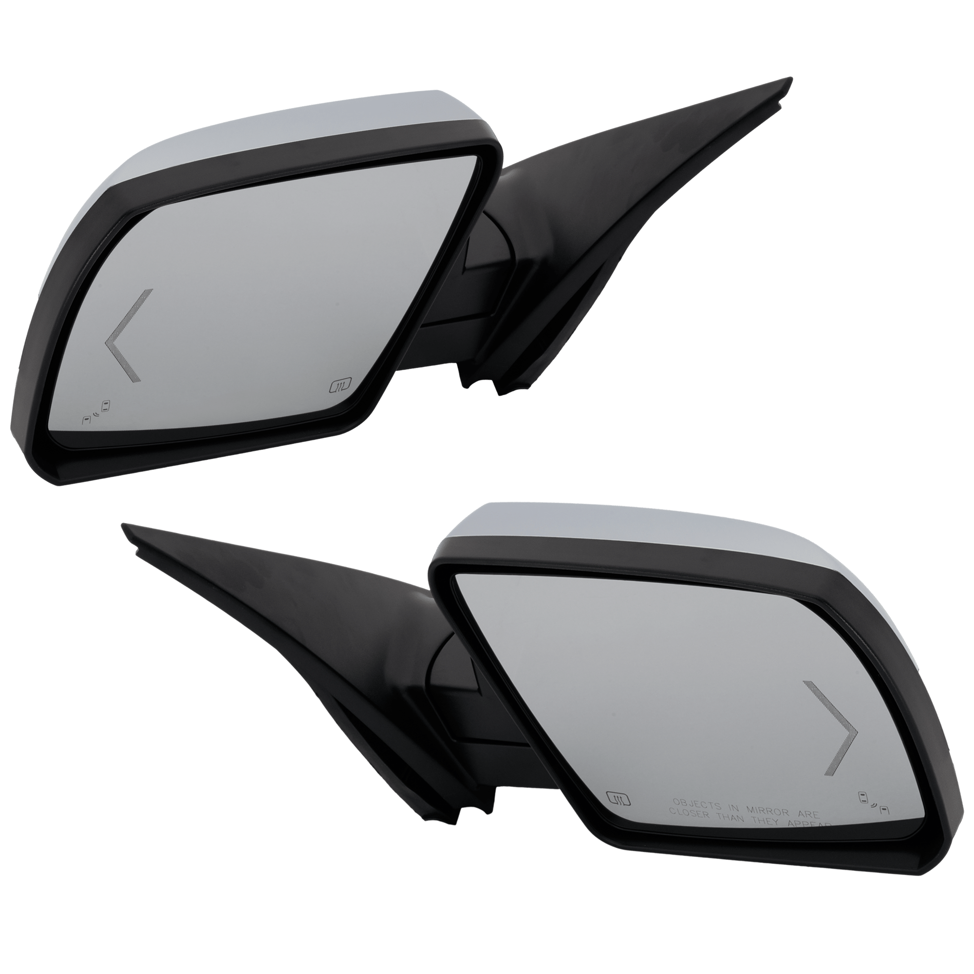 AM SEQUOIA 11-13 MIRROR RH AND LH Power Power Folding Heated Chrome w Memory Signal Light Puddle Light and BSD No Auto dimming From 7-11 To 11-12 Limited Platinum Models SKU SET TY292ER Partslink TO1320331 TO1321331 OEM 879100C350-879400C370