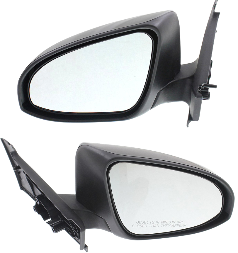 AM YARIS 12-14 MIRROR RH AND LH Manual Adjust Manual Folding Non Heated Paintable Hatchback Japan Built Vehicle SKU SET TY29R Partslink TO1320278 TO1321278 OEM 8791052C80-8794052C60