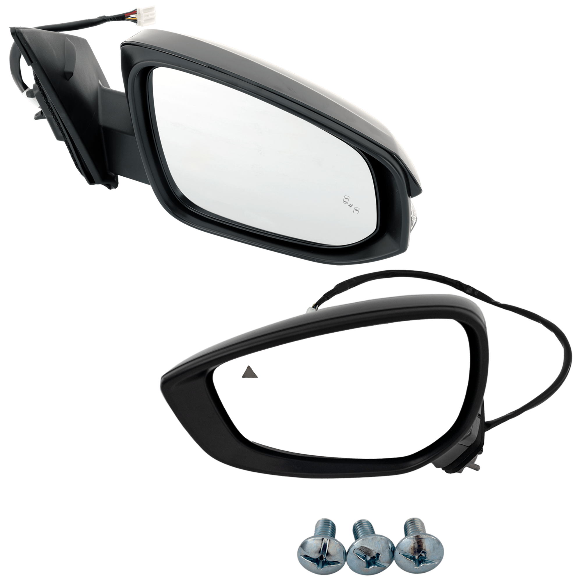 AM Mirror SKU SET TY301ER A Partslink TO1320381 TO1321347 OEM 879100R190C0-8794042C90 PFM