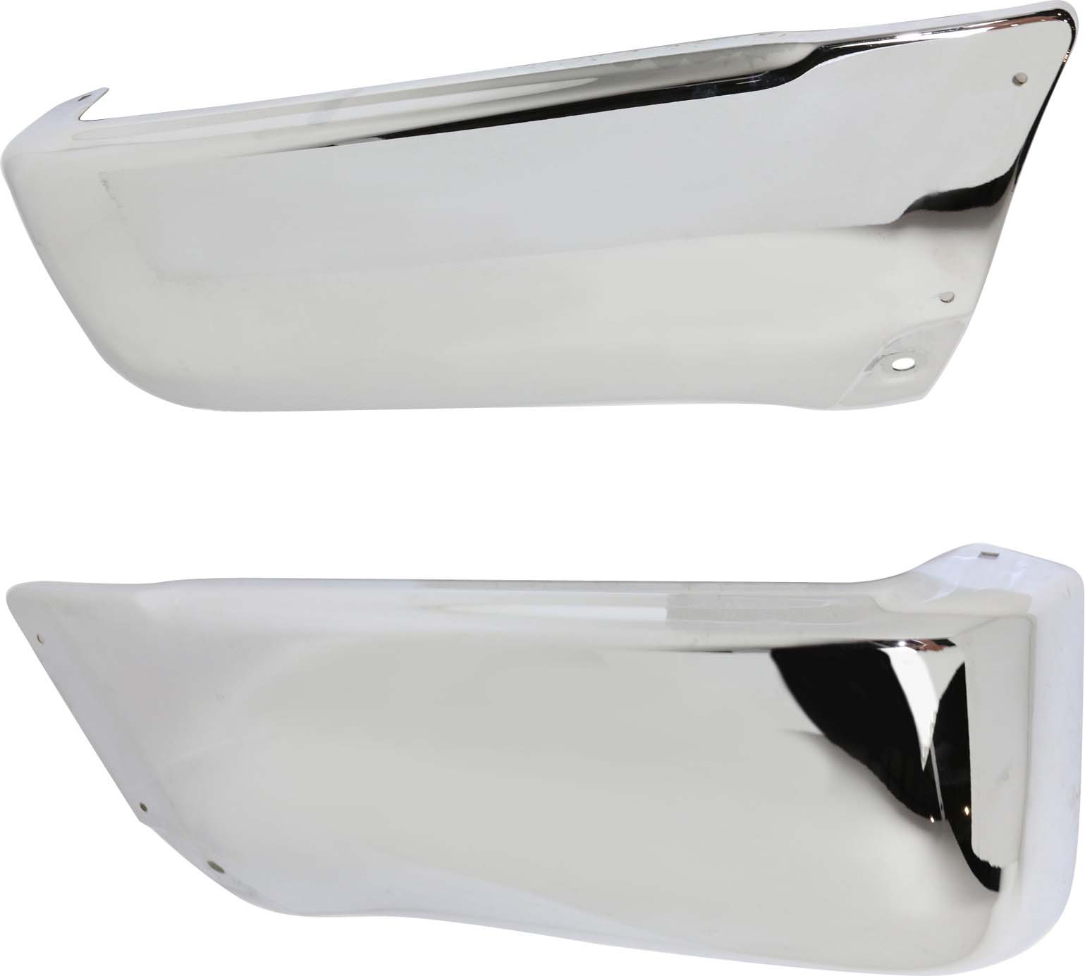 AM 4RUNNER 96-02 REAR BUMPER END RH AND LH Chrome SKU SET TY3160 Partslink TO1105103 TO1104103 OEM 5210635081-5210735071