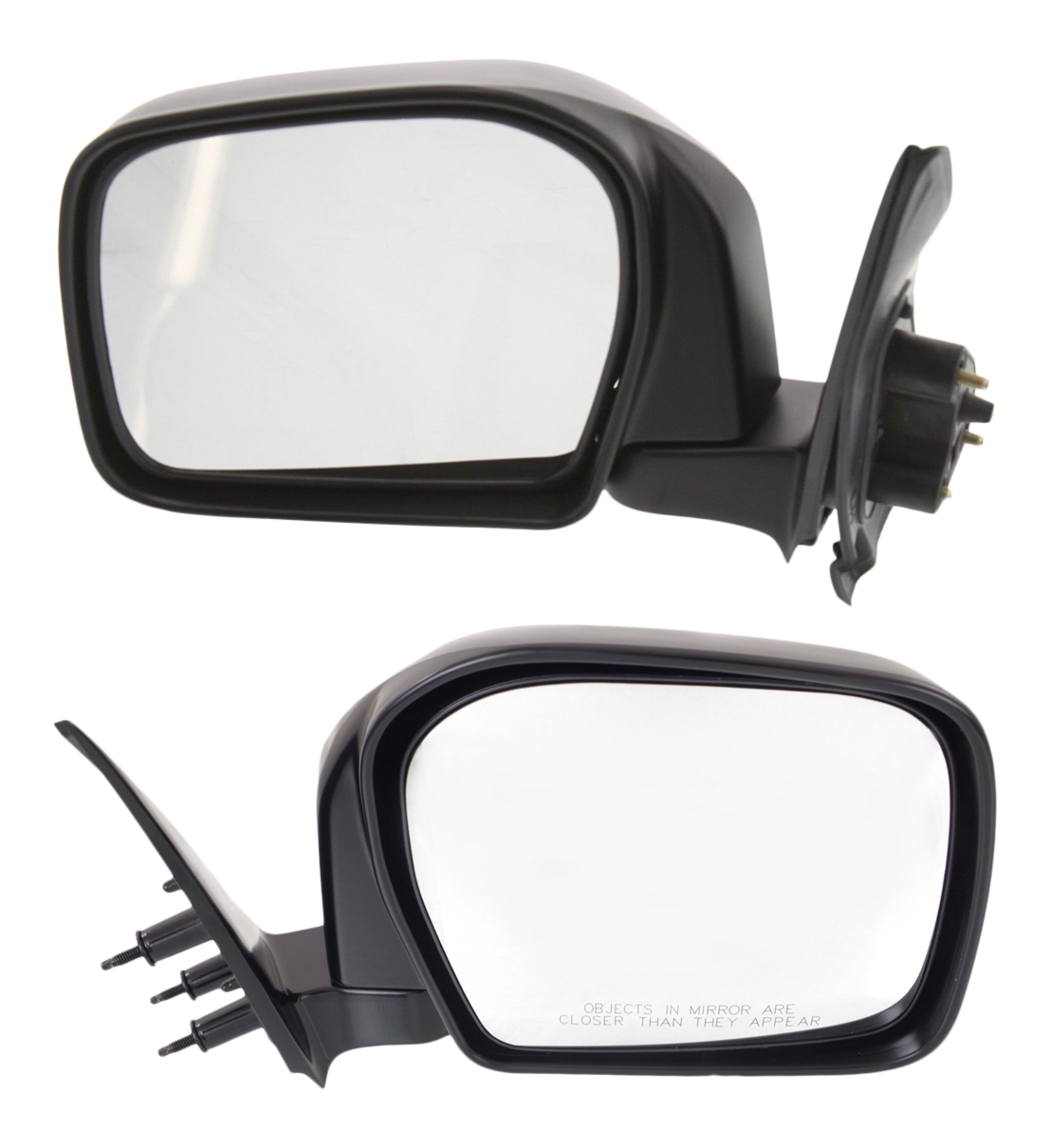 AM TACOMA 00-00 MIRROR RH AND LH Manual Adjust Manual Folding Non Heated Paintable 9 x 7 in. Housing w Off Road Package SKU SET TY35R Partslink TO1320161 TO1321161 OEM 8791035560-8794035531