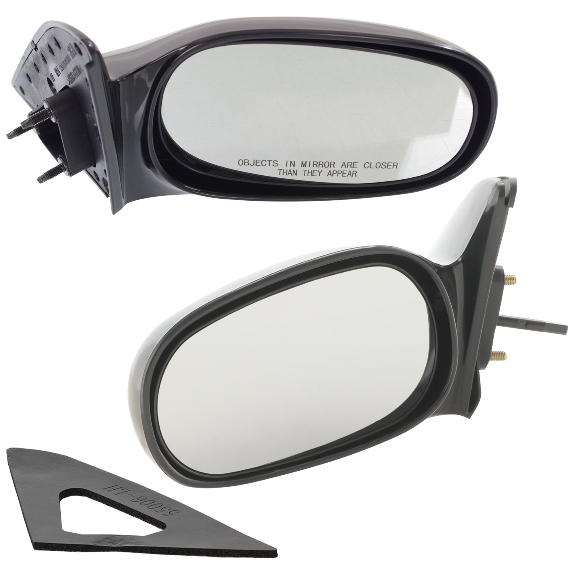 AM COROLLA 98-02 MIRROR RH AND LH Manual Adjust Non Folding Non Heated Paintable No Auto dimming BSD Memory and Signal Light Set of 2 SKU SET TY38R A Partslink TO1320144 GM1320234 TO1321143 OEM 8791002090-8794002100-94857540