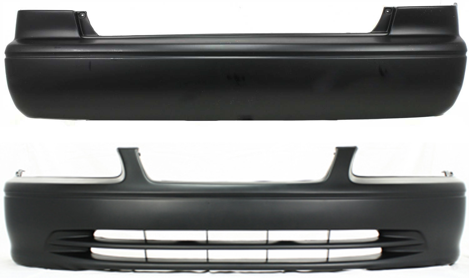 AM CAMRY 00-01 FRONT AND REAR BUMPER COVER Primed SKU SET TY4010P 01 Partslink TO1100194 TO1000206 OEM 52159AA902-52119AA902