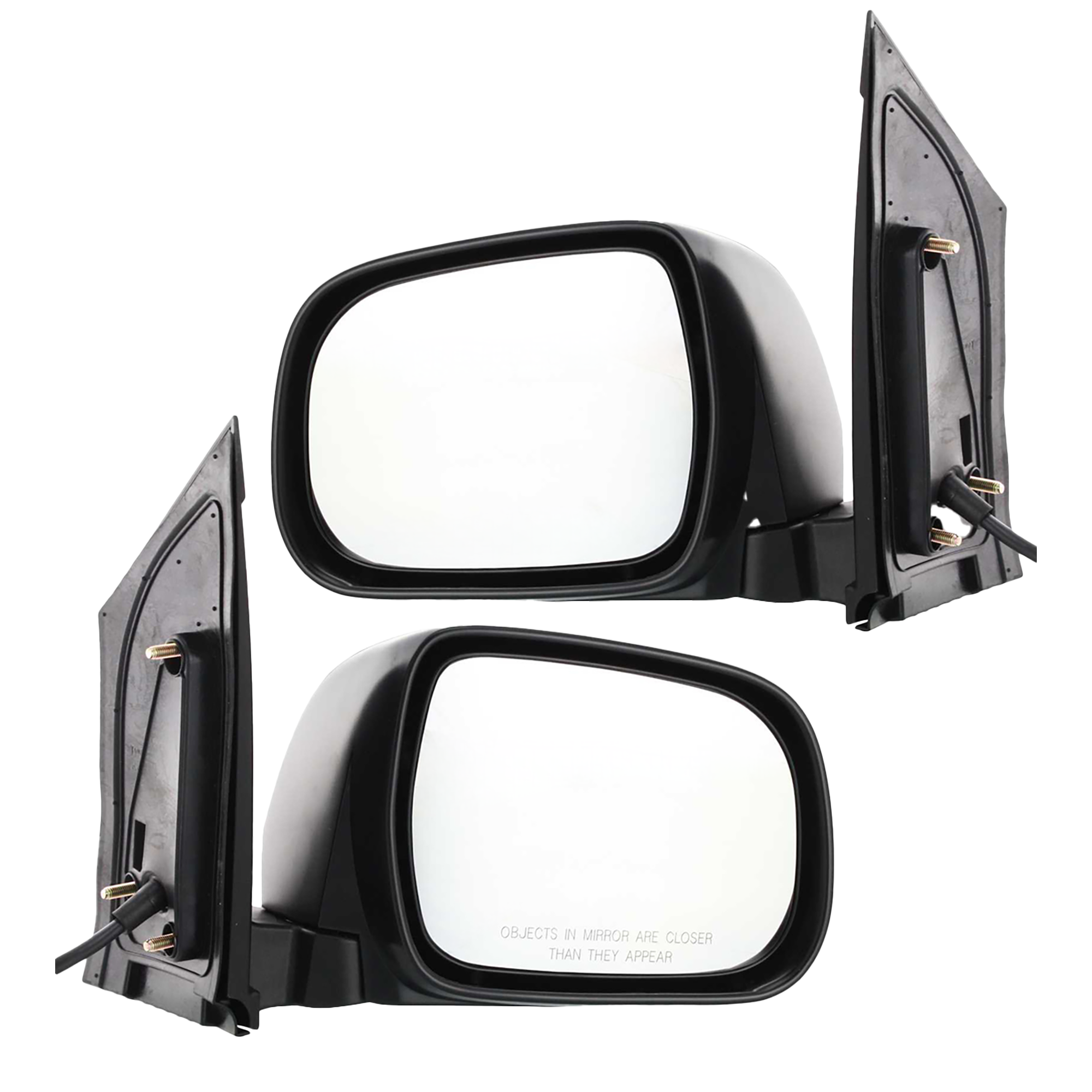 AM SIENNA 04-10 MIRROR RH AND LH Power Manual Folding Non Heated Textured No Auto dimming SKU SET TY73ER Partslink TO1320201 TO1321201 OEM 87910AE010-87940AE010