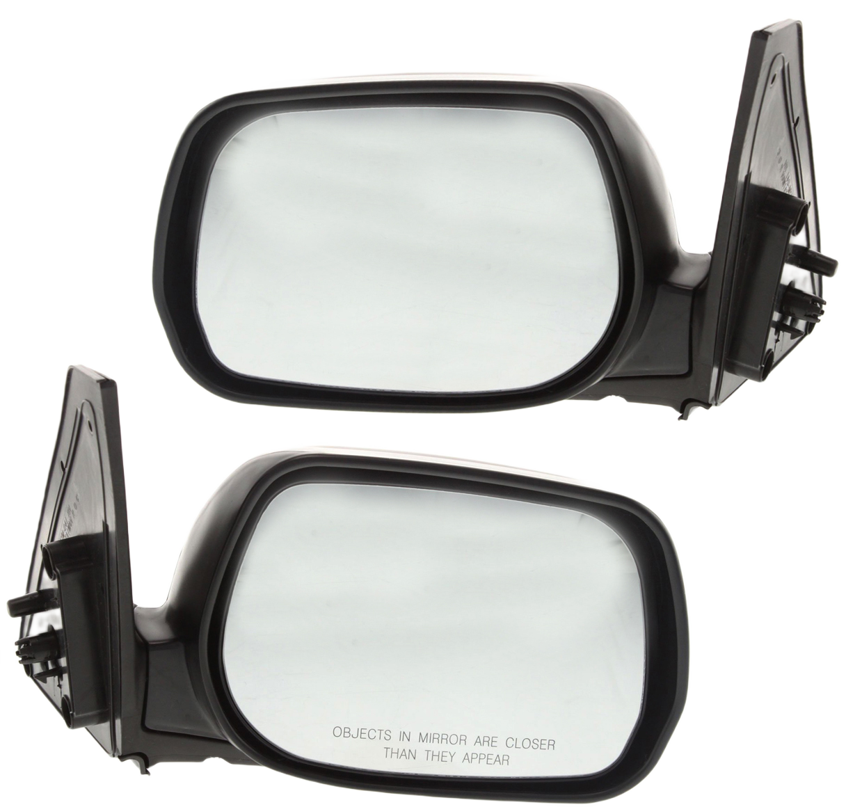 AM RAV4-01-05 MIRROR RH AND LH Manual Adjust Manual Folding Non Heated Paintable SKU SET TY79R Partslink TO1320216 TO1321216 OEM 8791042670-8794042620