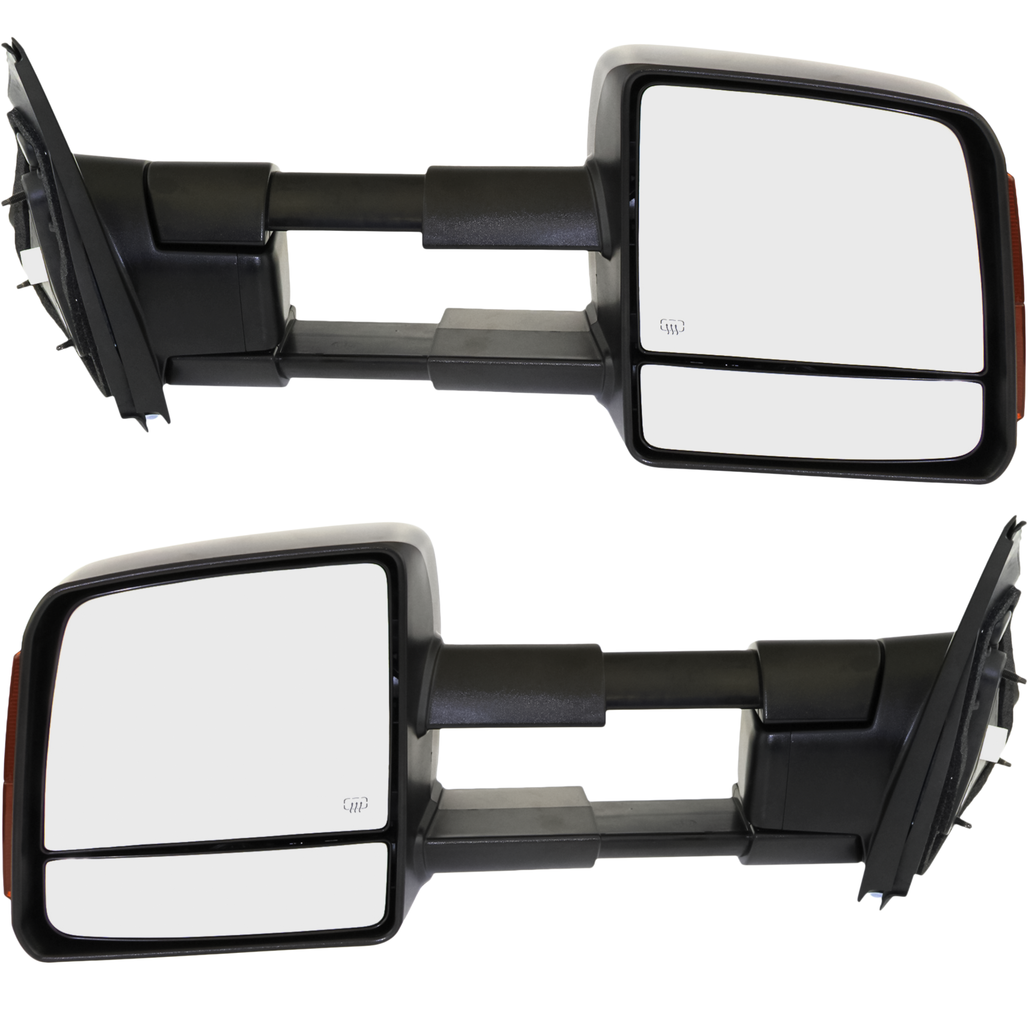 AM TUNDRA 07-21 TOWING MIRROR RH AND LH Power Heated Manual Folding Textured w Signal Light SKU SET TY89ER Partslink TO1320243 TO1321243 OEM 879100C221-879400C221