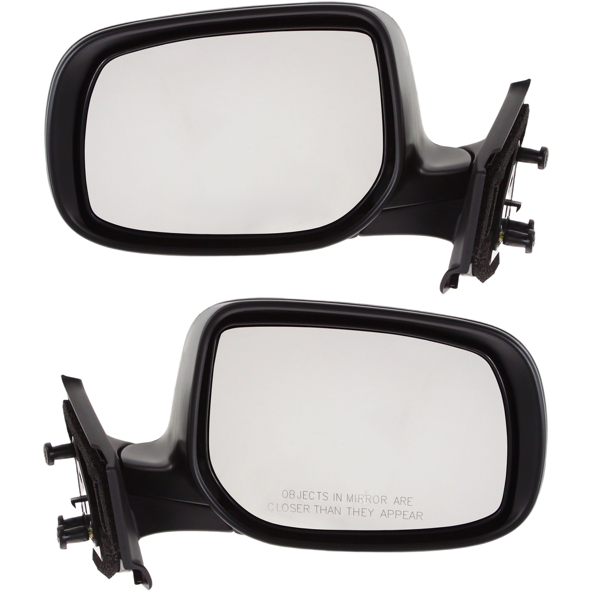 AM YARIS 07-11 MIRROR RH AND LH Manual Adjust Manual Folding Non Heated Paintable Hatchback SKU SET TY90R Partslink TO1320233 TO1321233 OEM 8791052670-8794052650