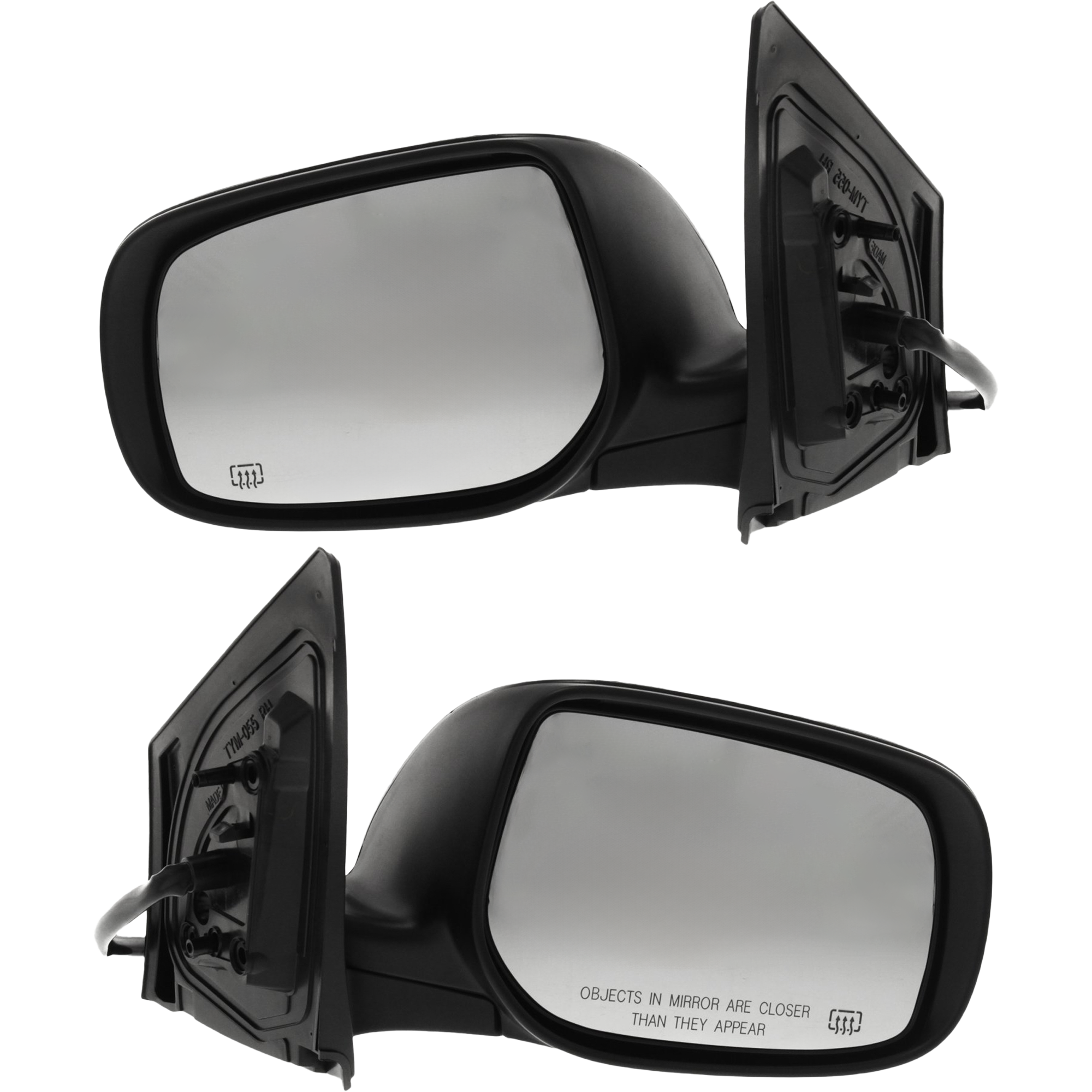 AM COROLLA 09-13 MIRROR RH AND LH Power Manual Folding Heated Paintable No Auto dimming BSD Memory and Signal Light North America Built Vehicle SKU SET TY96ER Partslink TO1320247 TO1321247 OEM 8790802B01-8790902A81