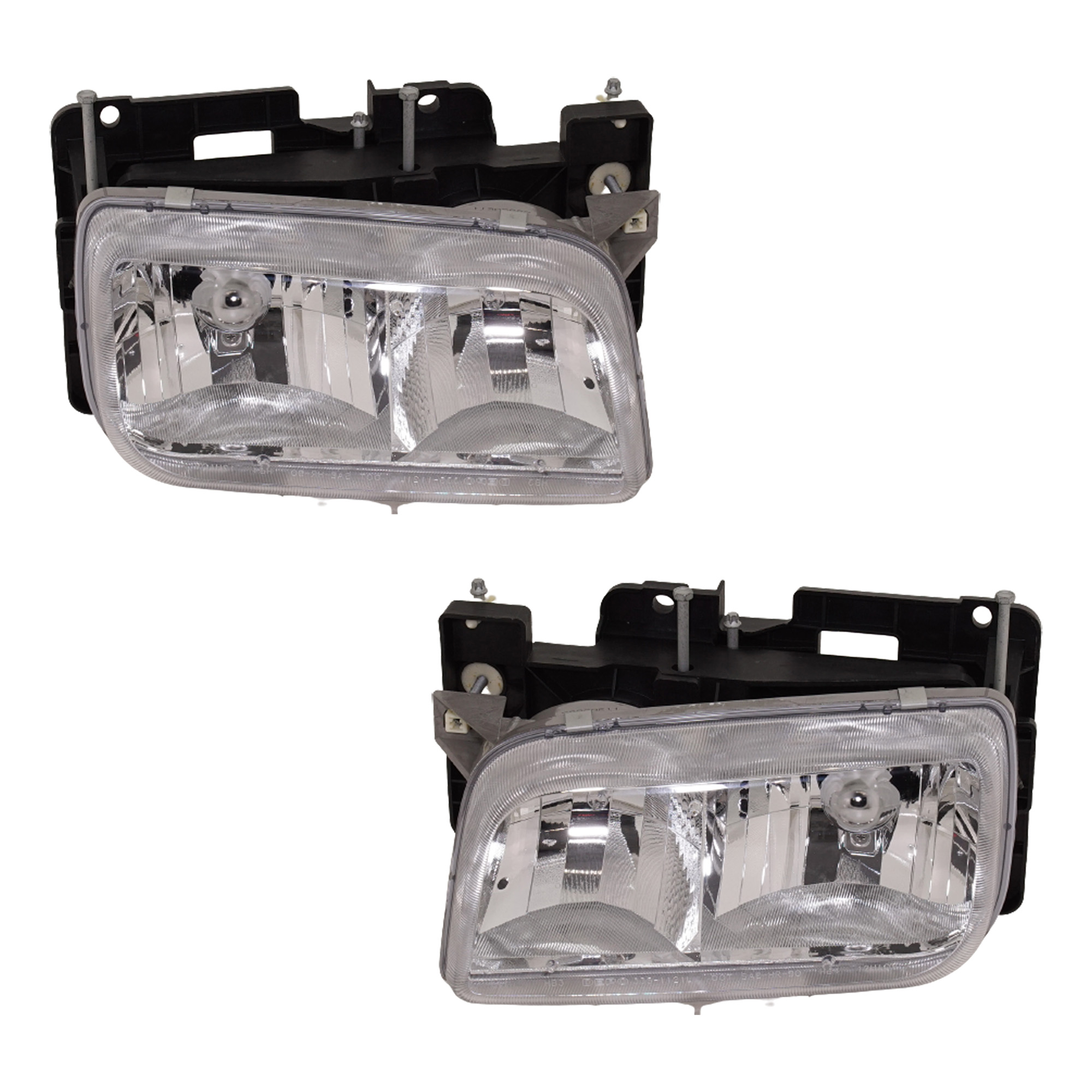 AM YUKON 92-00 HEAD LAMP RH AND LH Assembly Halogen Composite 00-00 Denali Model Only CAPA SKU SET US 2290RQ Partslink GM2502217C GM2503217C OEM 15738657-15738658