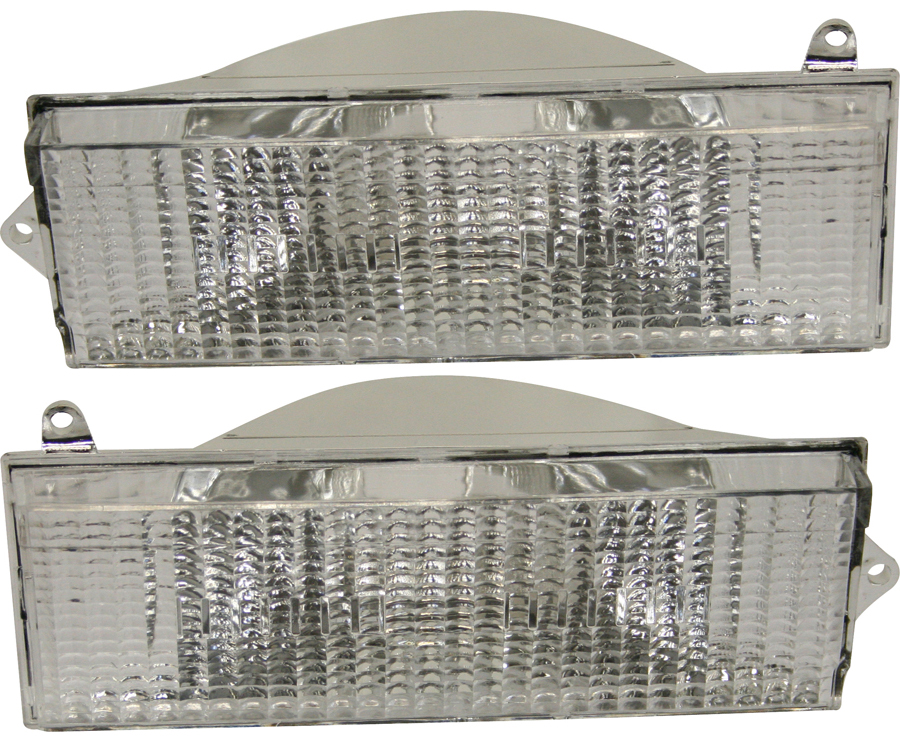 AM CHEROKEE 84-96 SIGNAL LAMP RH and LH Lens and Housing Below Headlamp SKU SET USAPX5064 Partslink CH2531101 CH2530101 OEM 56000098-56000099
