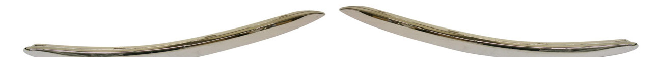 AM JETTA 05-10 FRONT BUMPER MOLDING RH AND LH Molding Chrome SKU SET V015507 Partslink VW1213100 VW1212100 OEM 1K08072442ZZ 1K08072432ZZ