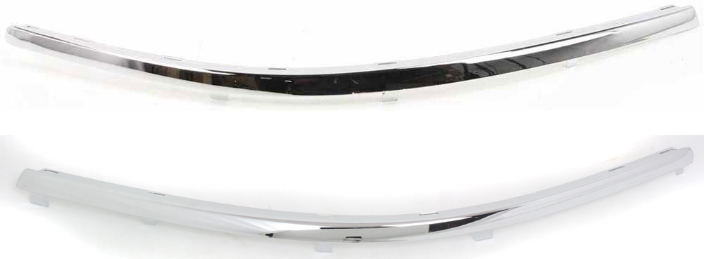 AM PASSAT 1-5 FRONT BUMPER MOLDING RH AND LH Upper Chrome SKU SET V016105 Partslink VW1047102 VW1046102 OEM 3B08072442ZZ 3B08072432ZZ