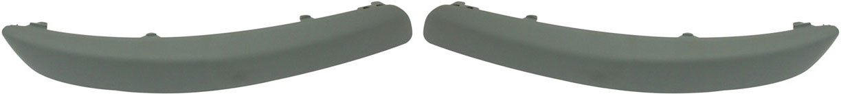 AM RABBIT 06-09 FRONT BUMPER MOLDING RH AND LH w o Headlamp Washer Hole Primed Gray SKU SET V016111 Partslink VW1047103 VW1046103 OEM 1K0807655AGRU 1K0807656AGRU