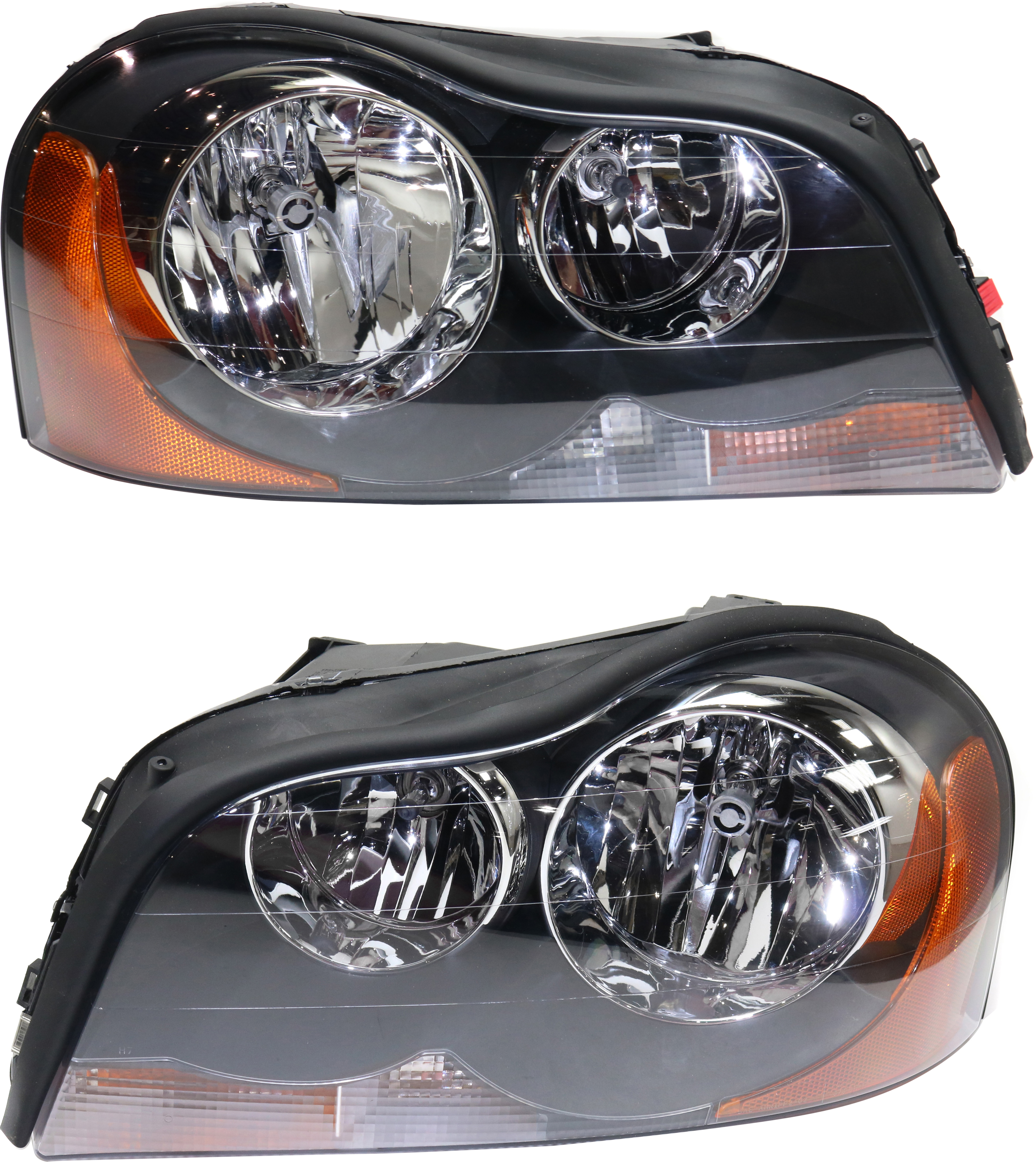 AM XC90-03-14 HEAD LAMP RH AND LH Assembly Halogen CAPA SKU SET V100127Q Partslink VO2502112C VO2503112C OEM 312768096-312768104