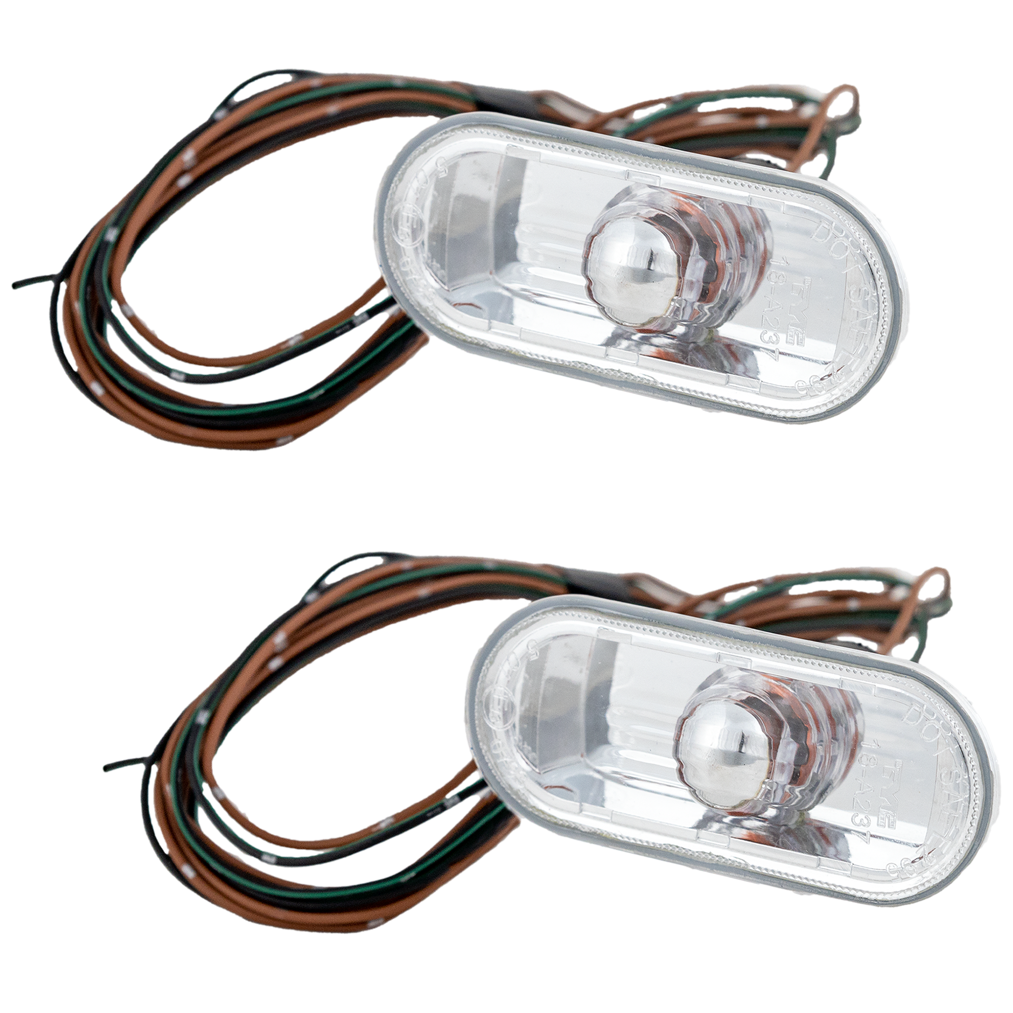 AM PASSAT 01-05 GOLF 99-06 FRONT SIDE MARKER LAMP RH AND LH Assembly Side Repeater Lamp SKU SET V104902A OEM 1J0949117 PFM
