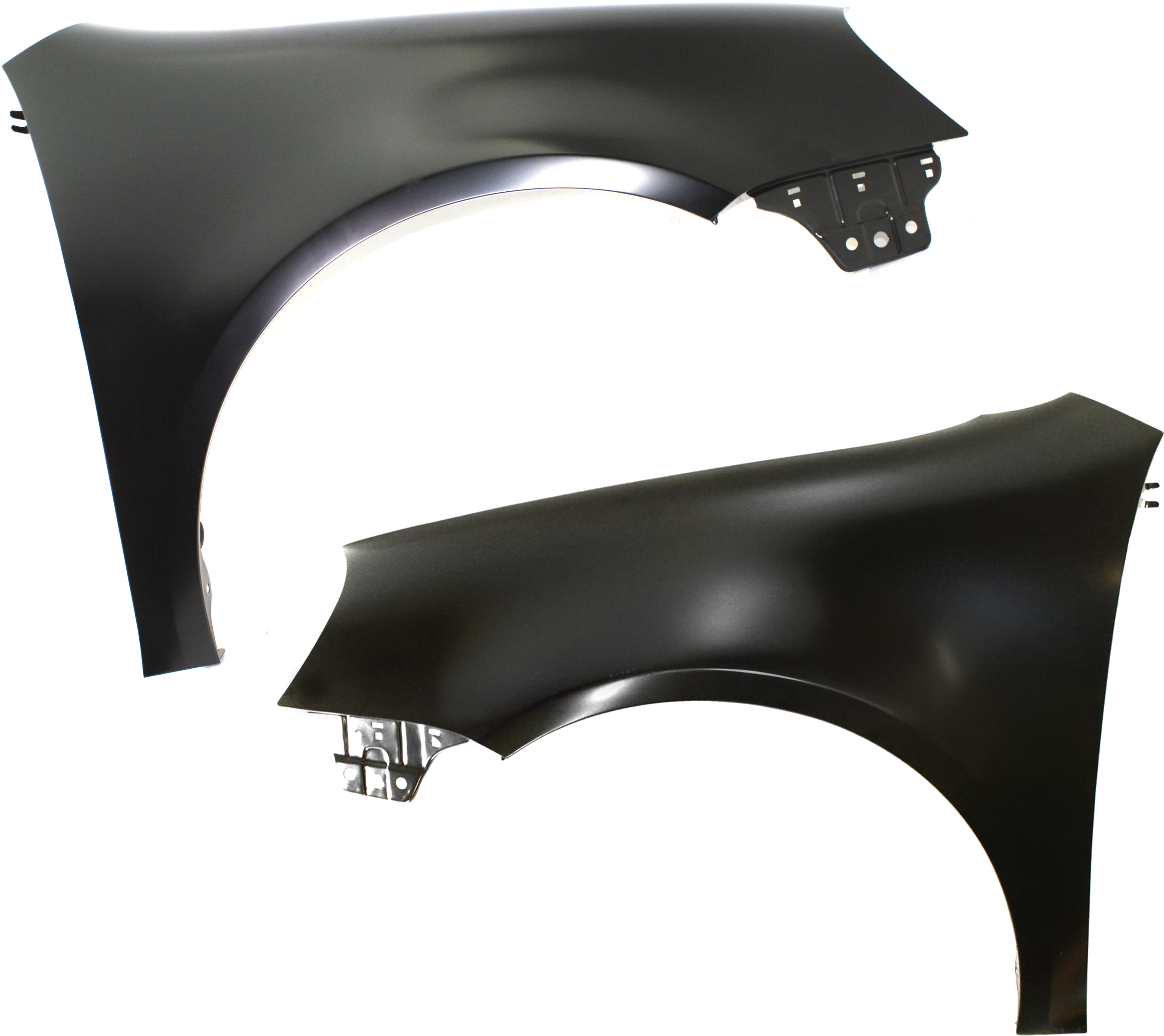AM GTI 06-09 RABBIT 06-09 FRONT FENDER RH AND LH Primed w o Side Lamp Hole CAPA SKU SET V220121Q Partslink VW1241137C VW1240137C OEM 1K6821022A 1K6821021A