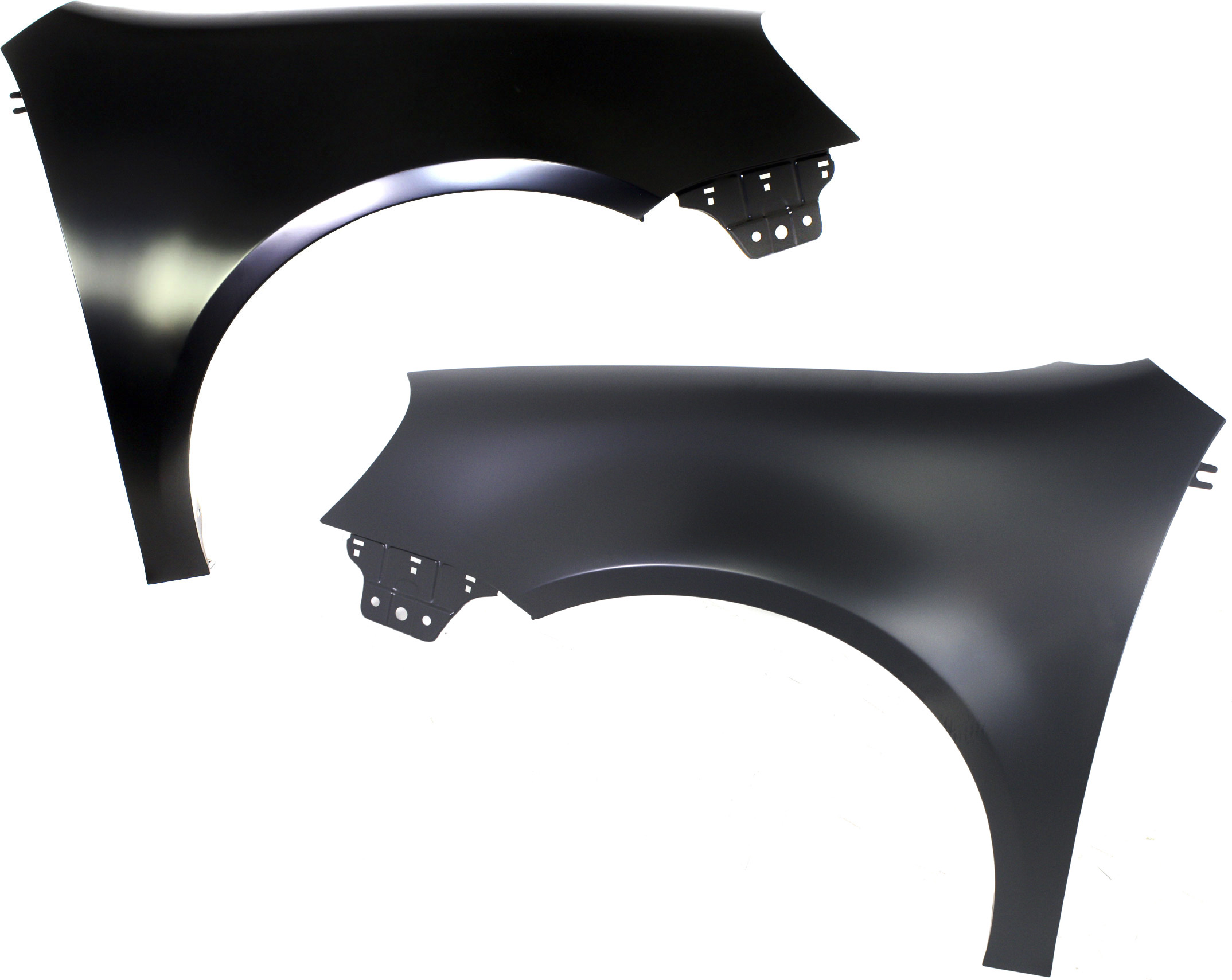 AM GTI 06-09 RABBIT 06-09 FRONT FENDER RH AND LH Primed w o Side Lamp Hole SKU SET V220121 Partslink VW1241137 VW1240137 OEM 1K6821022A 1K6821021A